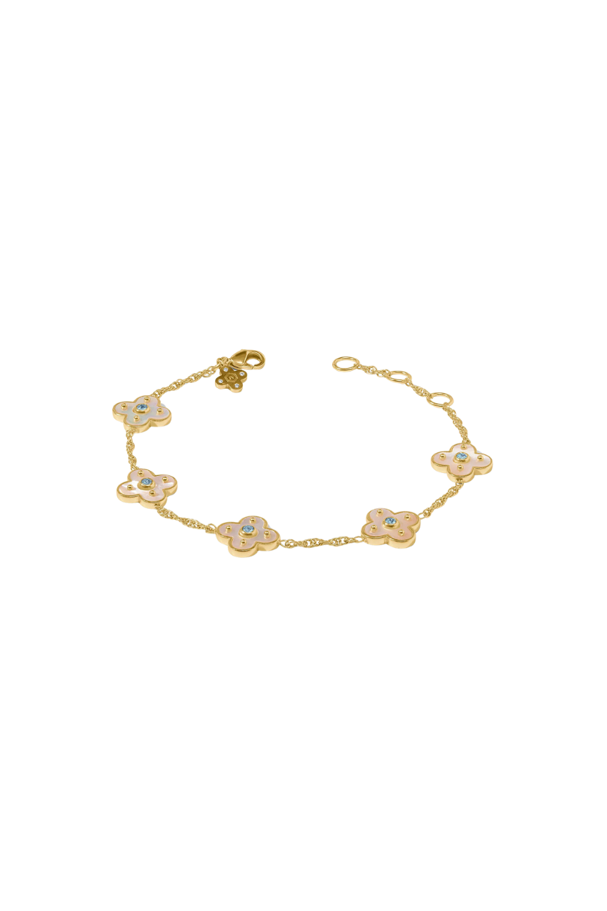 Colette Delicate Bracelet - Chalcedony Blue