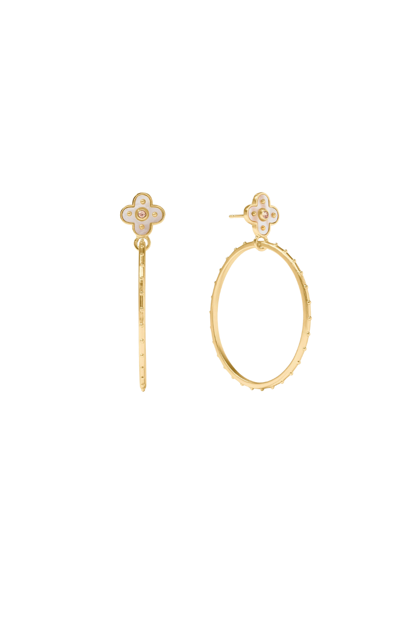 Colette Statement Earring - Champagne
