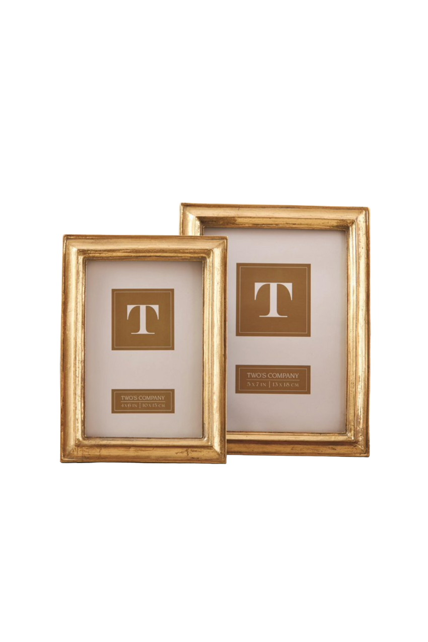Gold Leaf Photo Frame