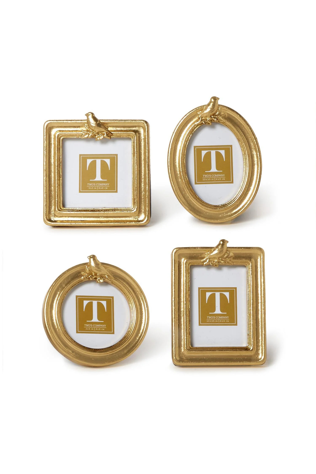 Gold Bird Photo Frames