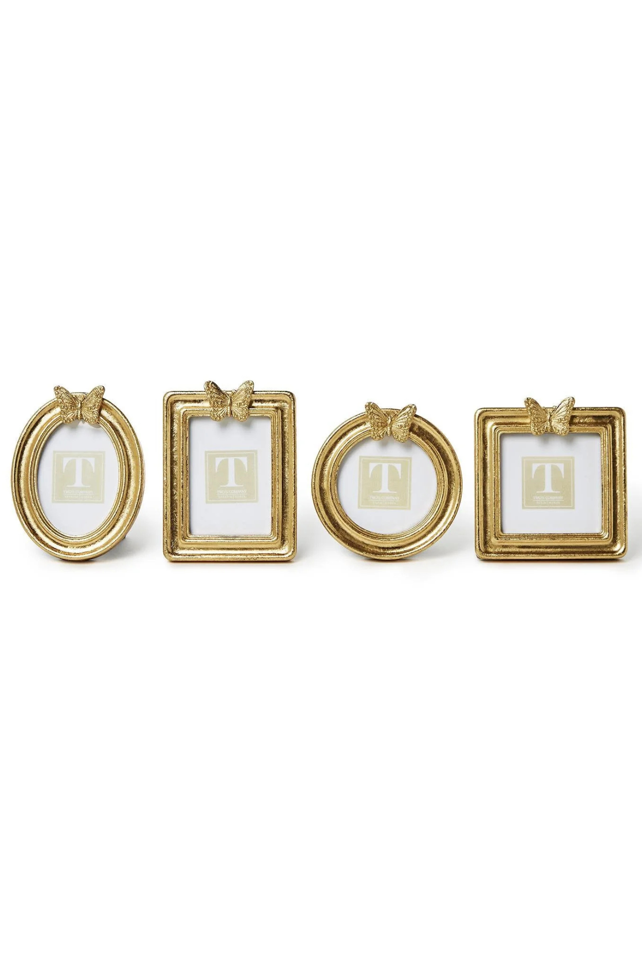 Golden Butterfly Gold Leaf Finish Photo Frames