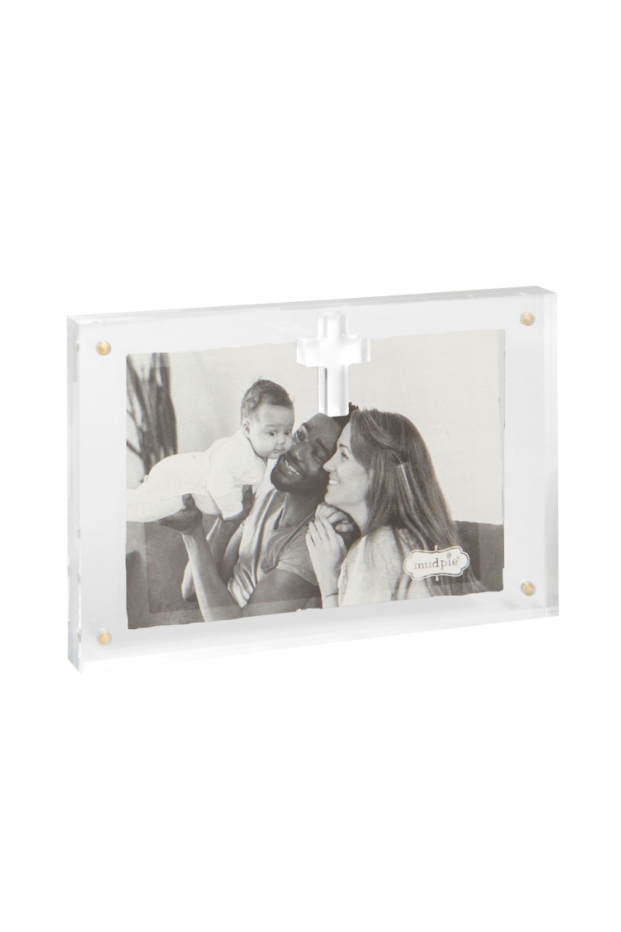 Horizontal Layered Cross Acrylic Frame