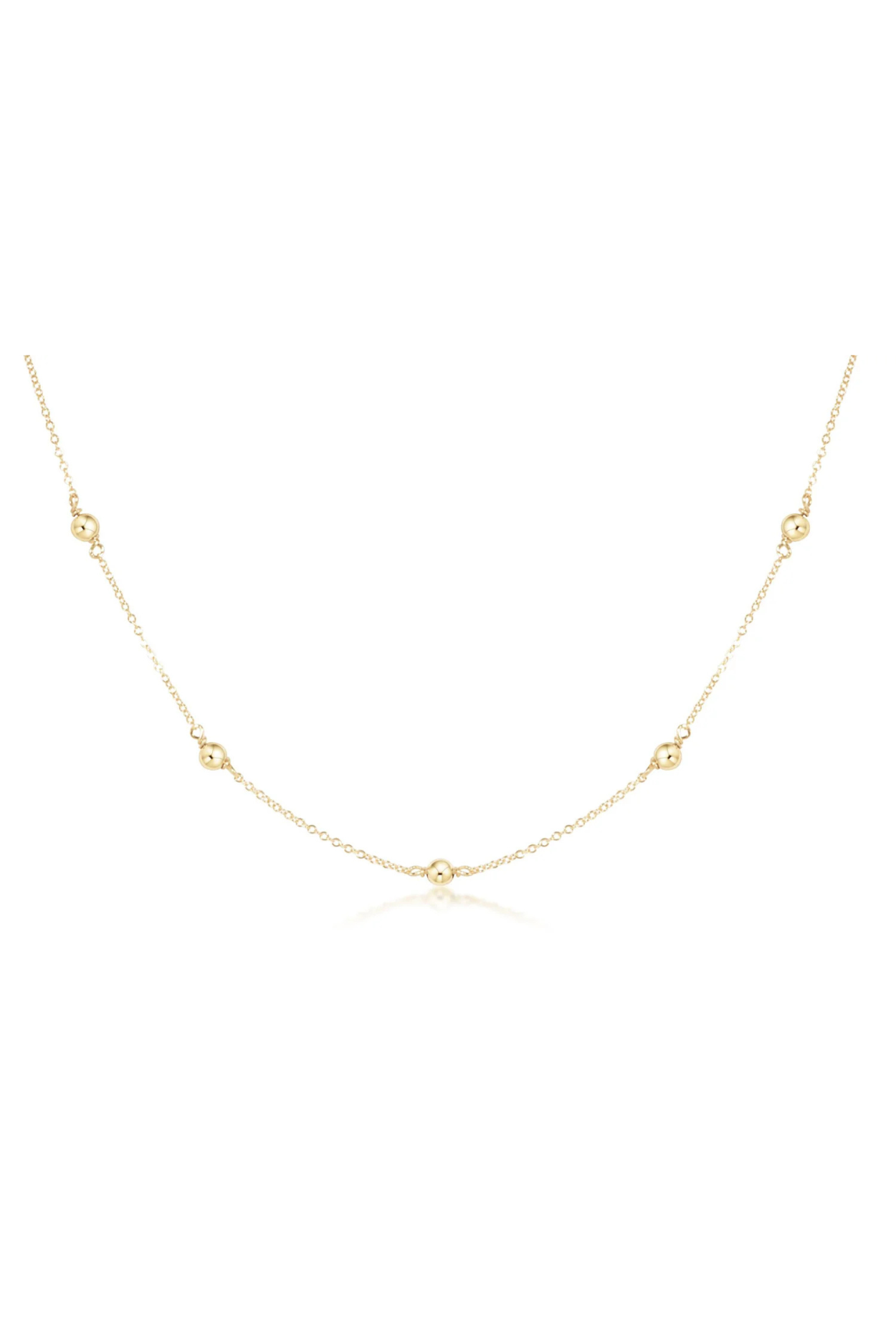 17” Choker Simplicity Chain Gold - Classic Gold 4mm
