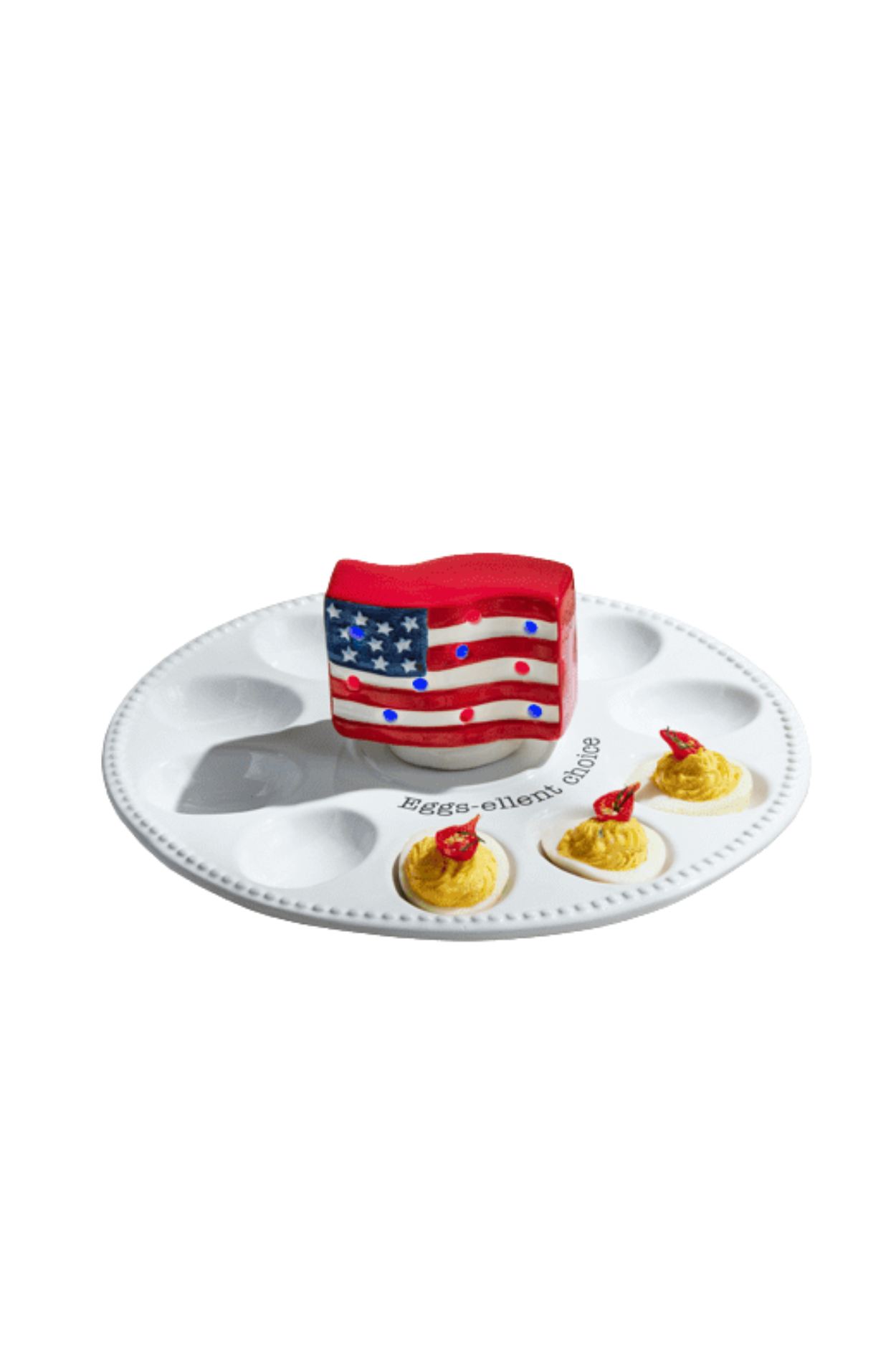 American Flag Light-Up Sitter