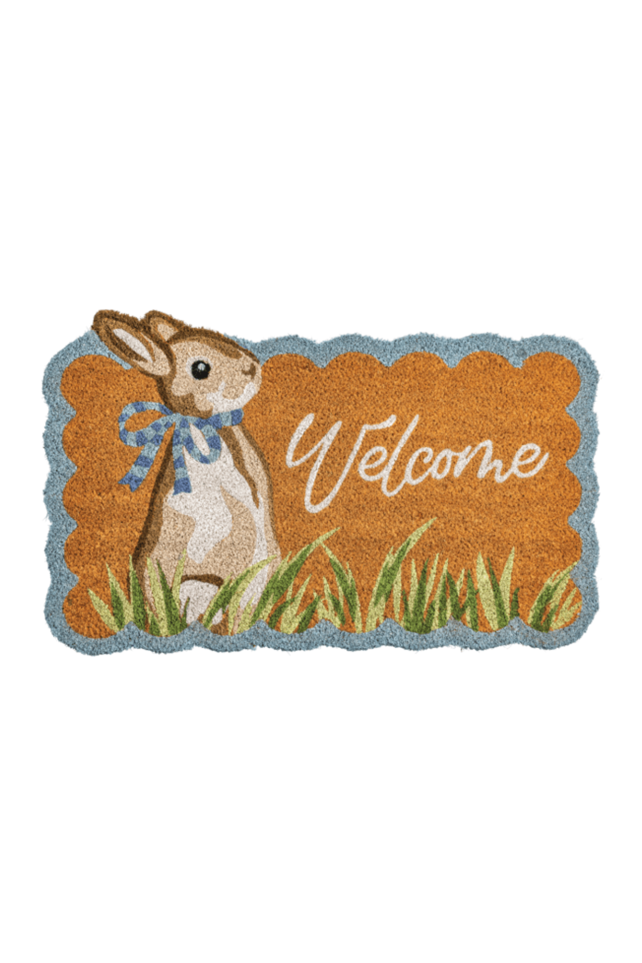 Easter Scallop Door Mat