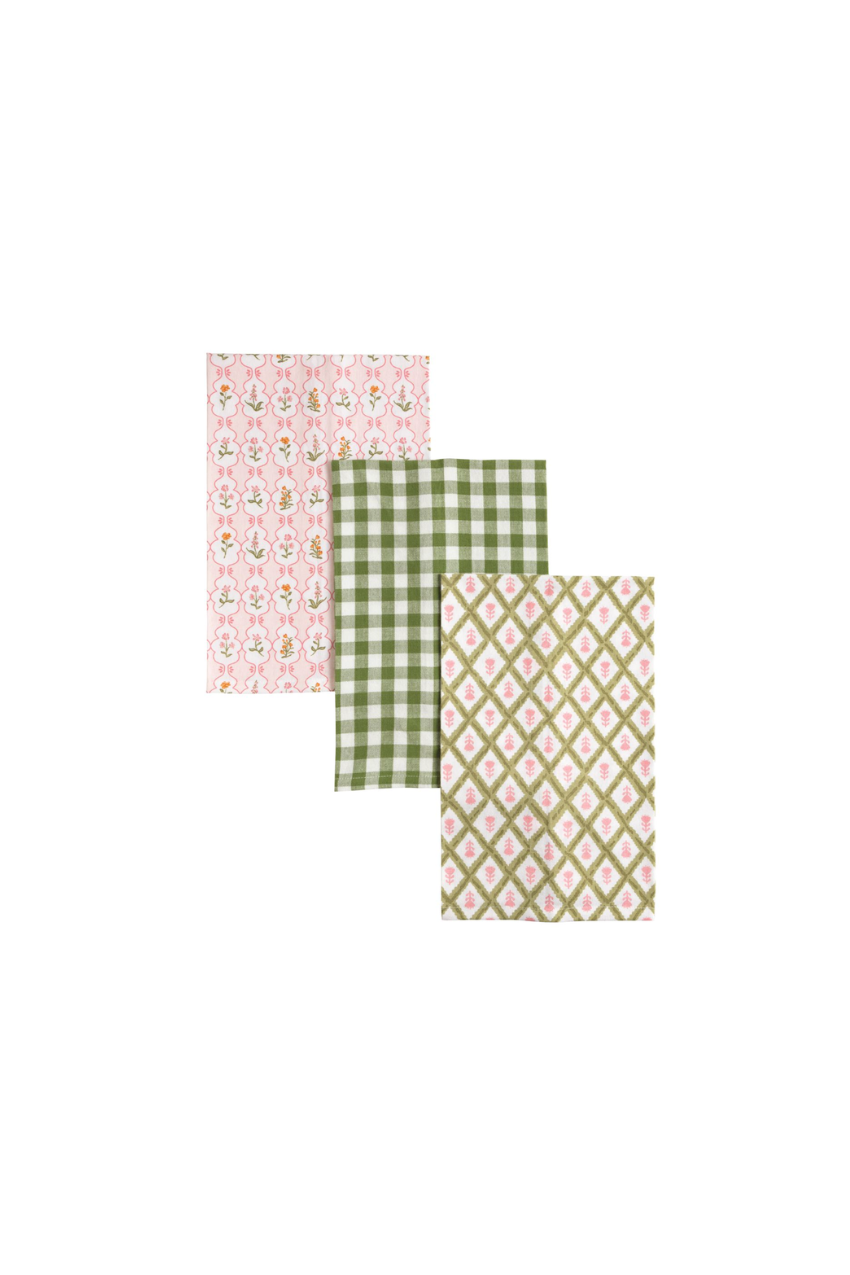 Pink Greenhouse Towel Set