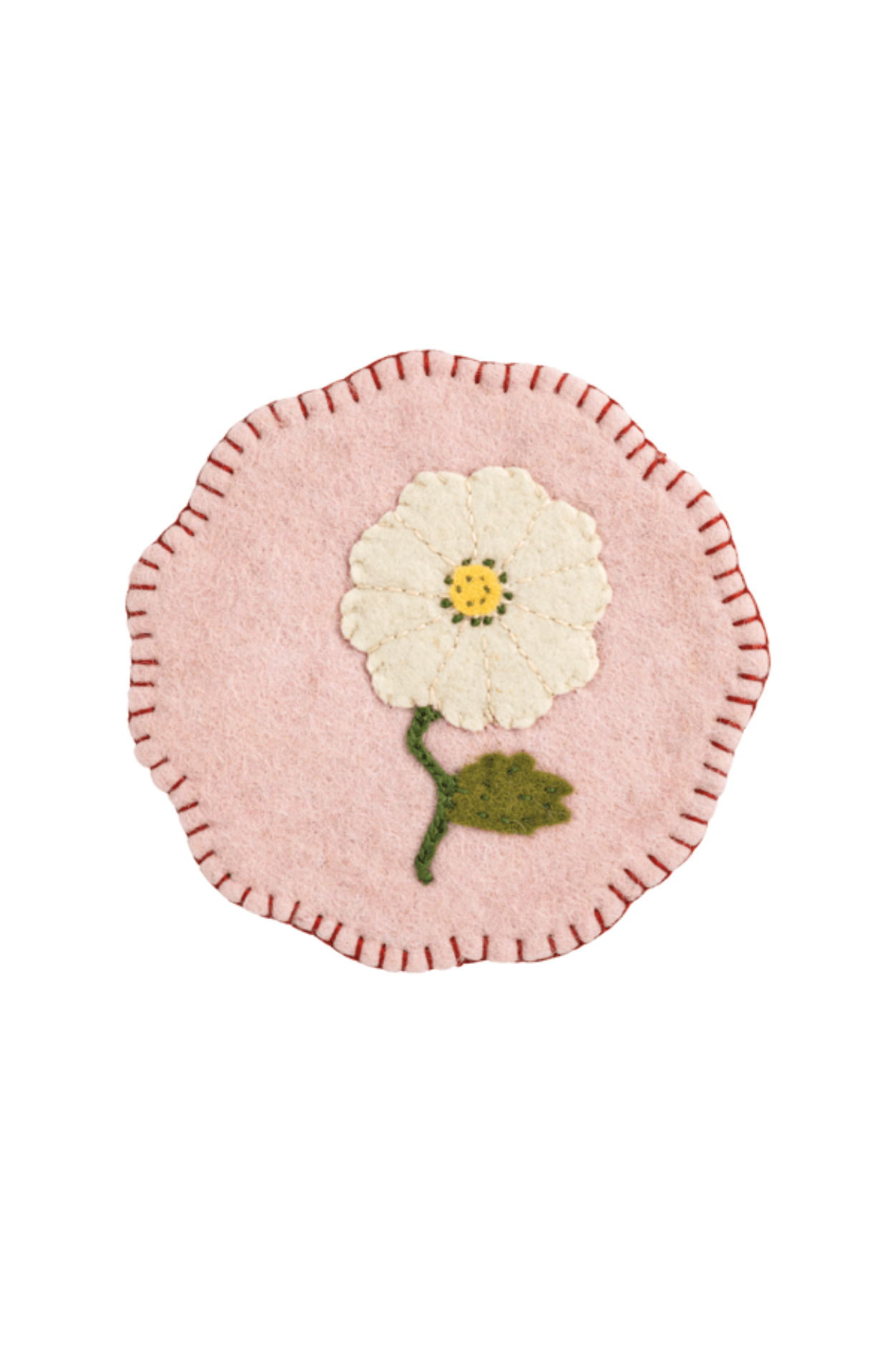White Floral Trivet