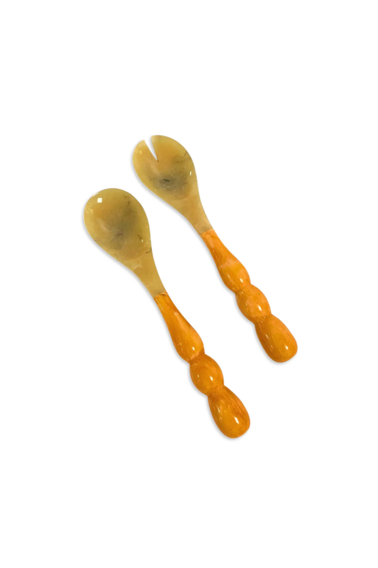 Rio Bubble Salad Servers - Orange