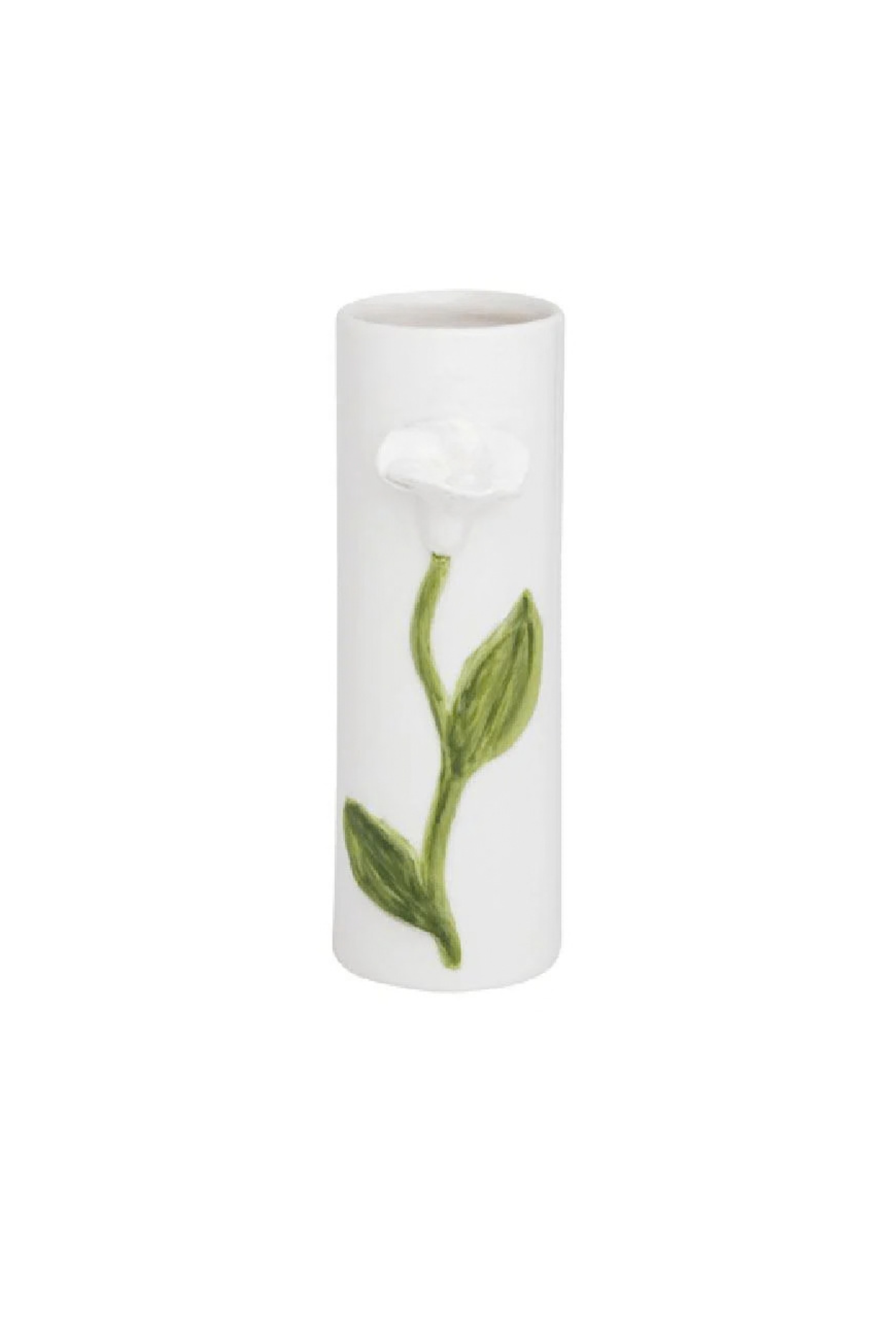 White Stem Flower Bud Vase