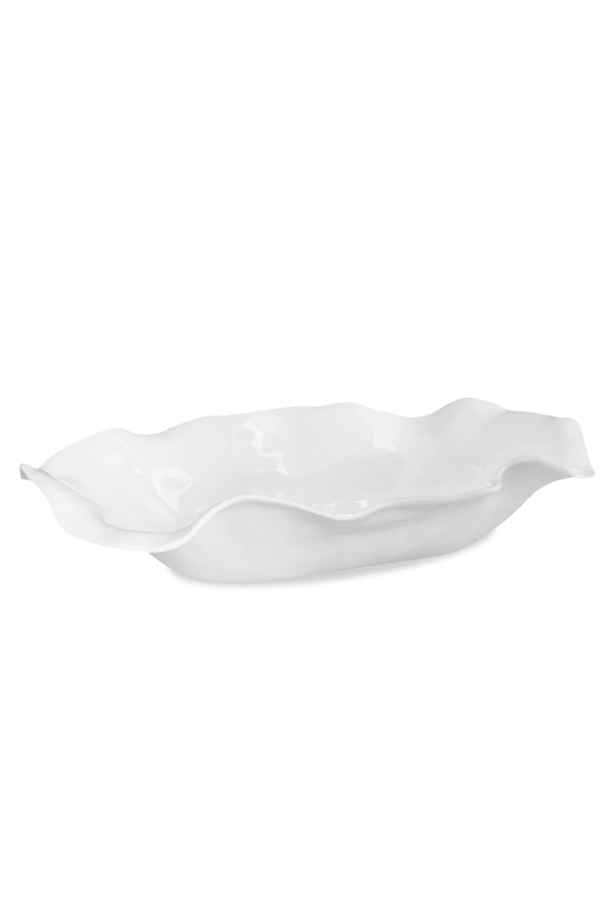 VIDA Havana Extra Large Oval Centerpiece - White