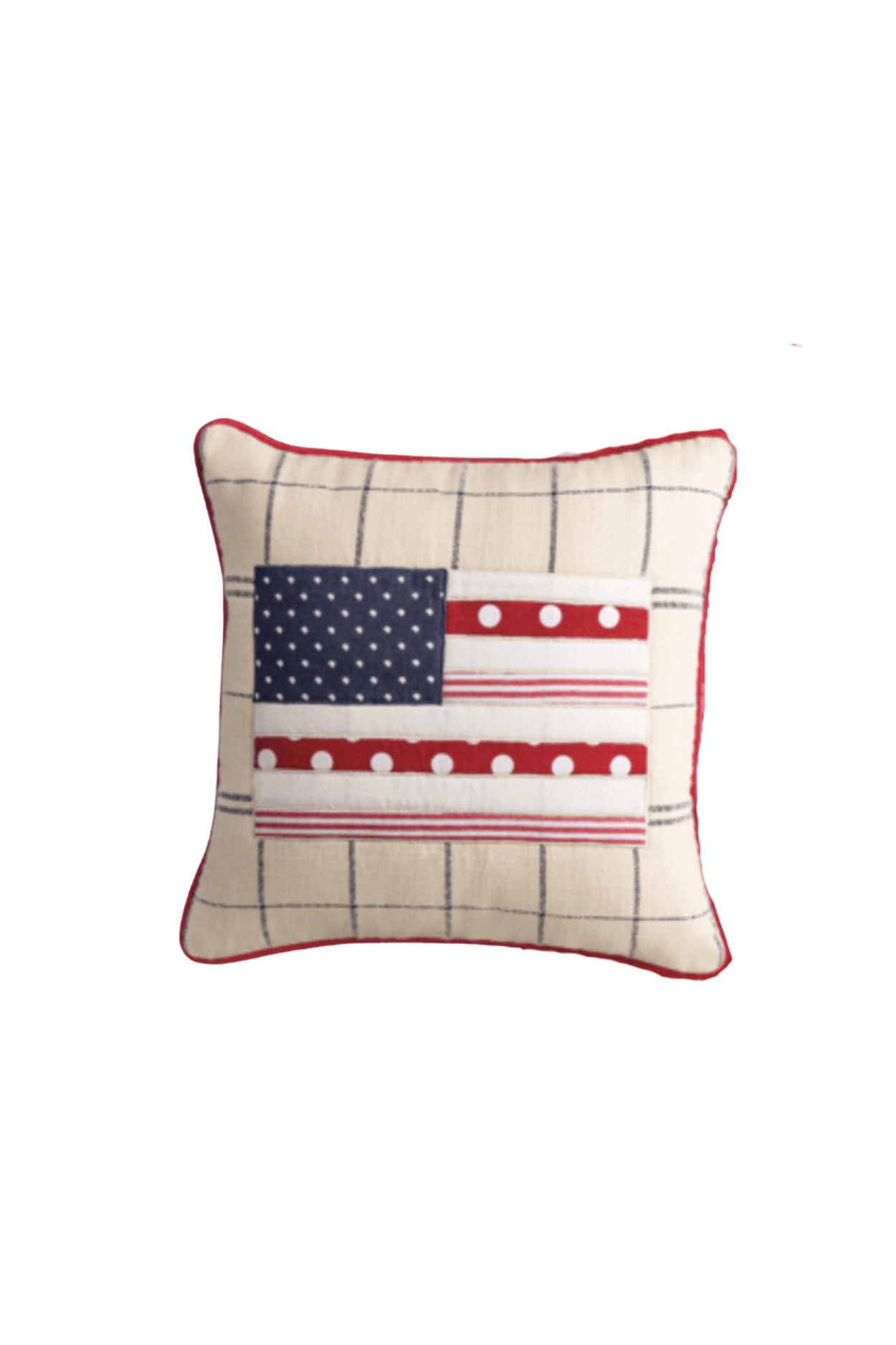 Flag Quilted Pillow