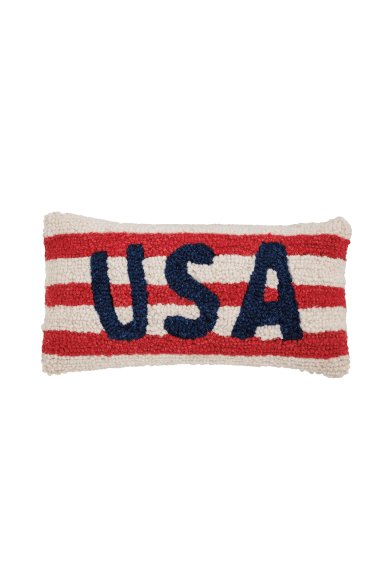 USA Hooked Pillow