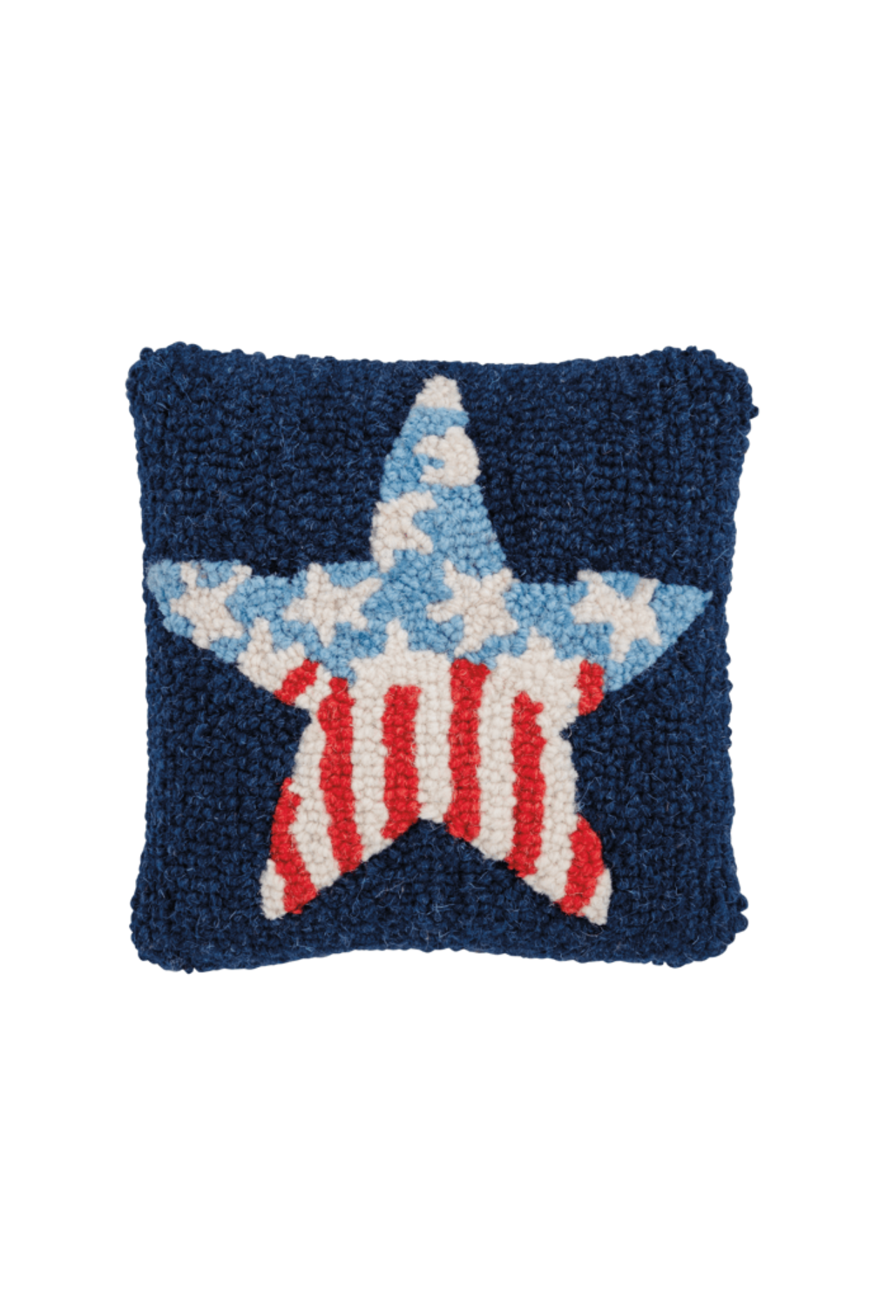 Star Hooked Pillow