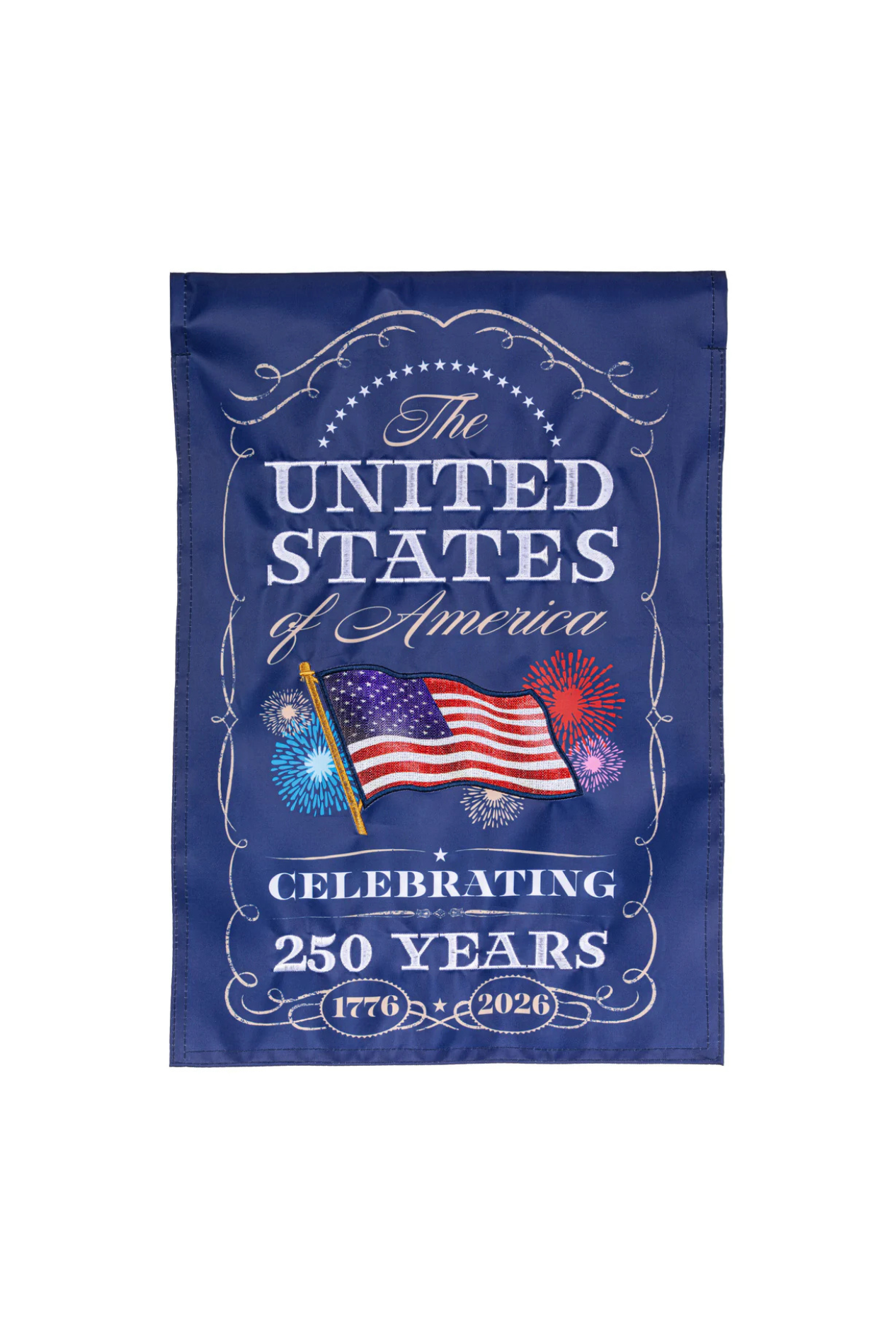 250th Anniversary Celebration Applique Garden Flag