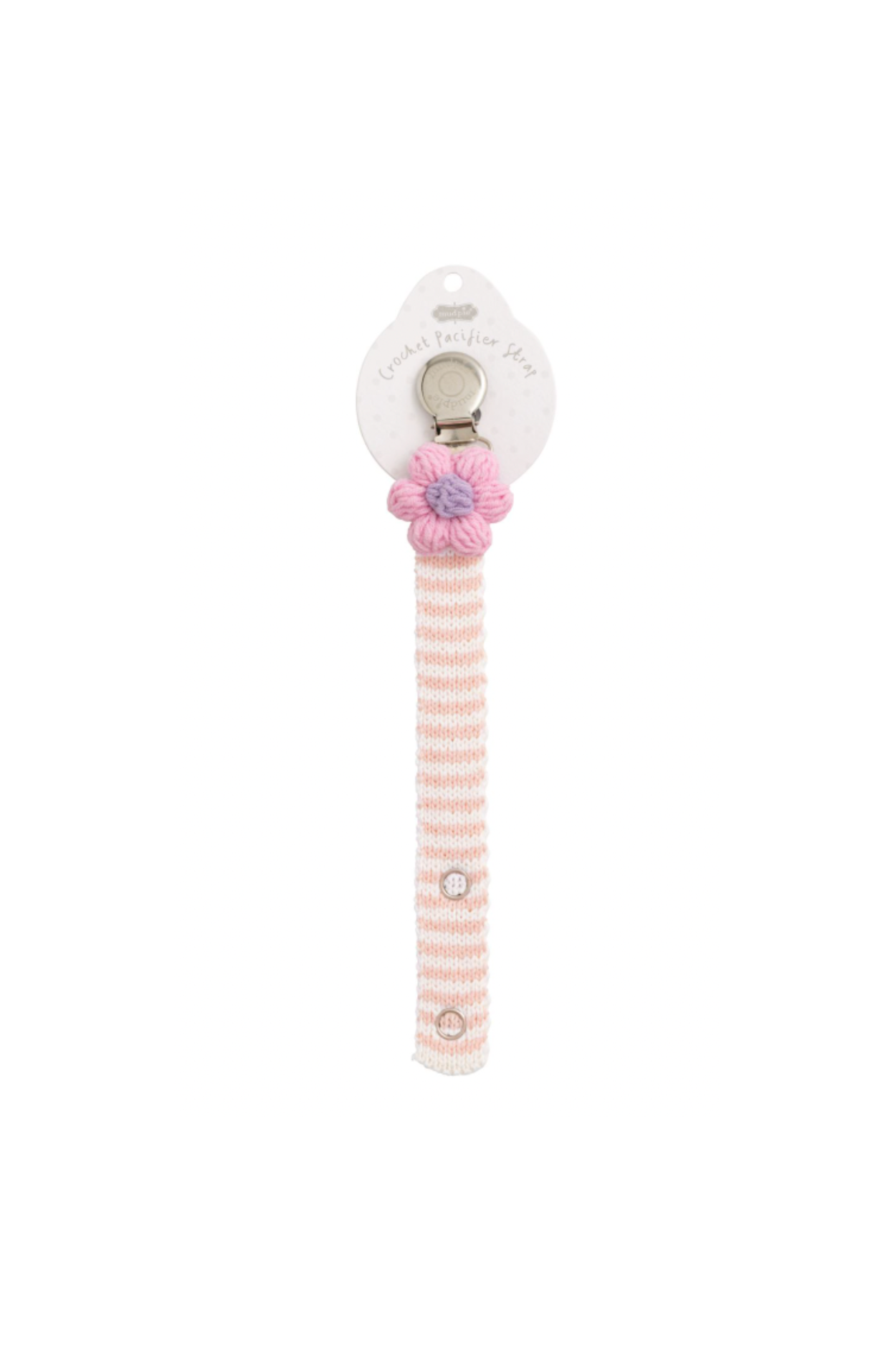 Pink Flower Crochet Pacy Strap
