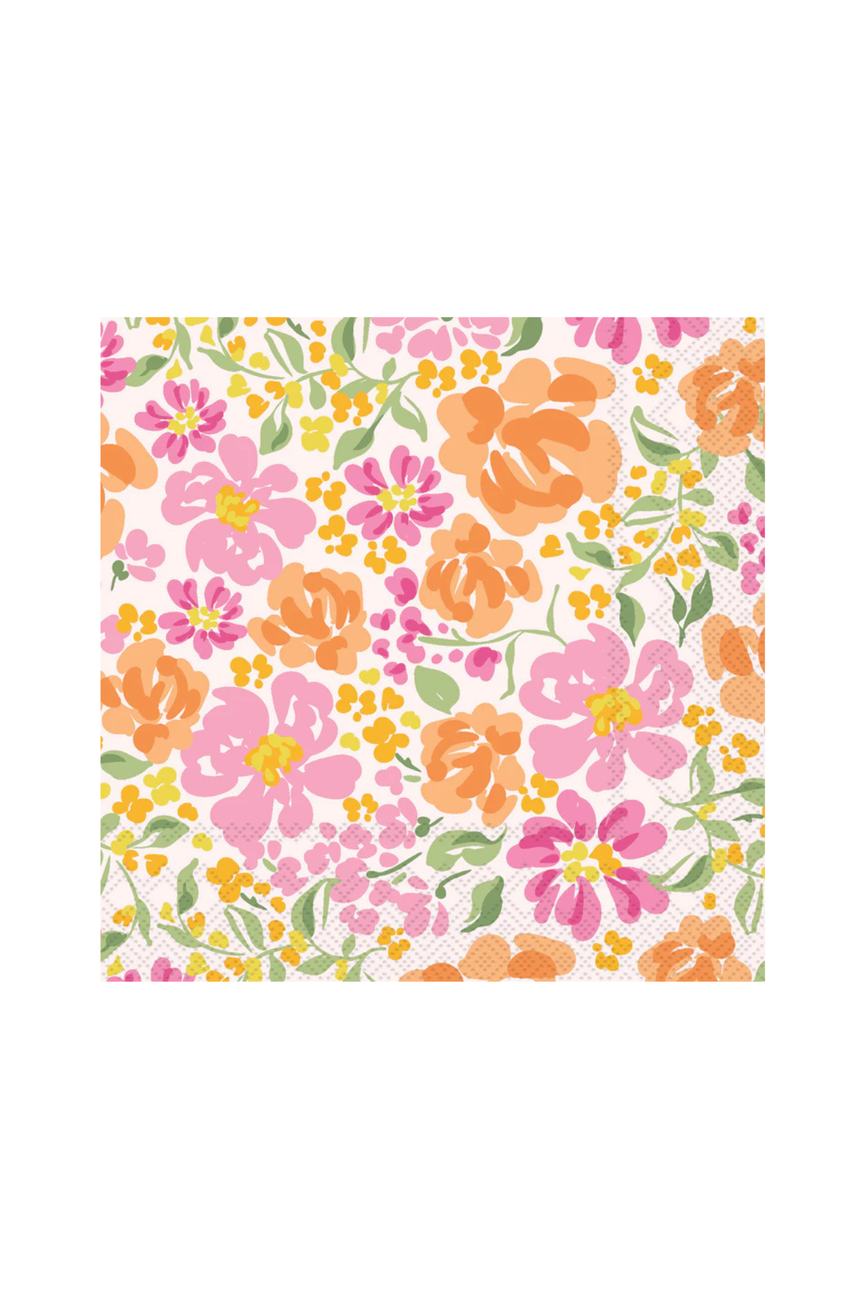 Pink Garden Cocktail Napkin