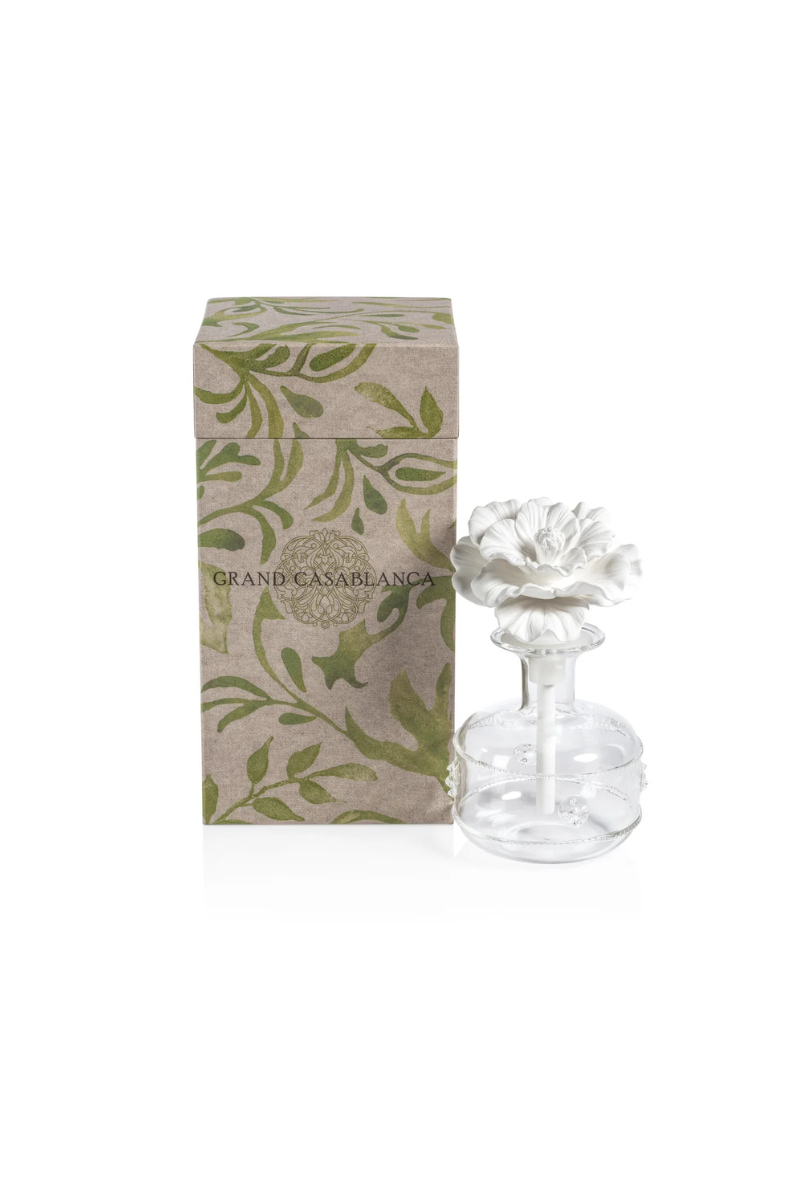 Zodax Grand Casablanca Wild Tuberose Porcelain Diffuser