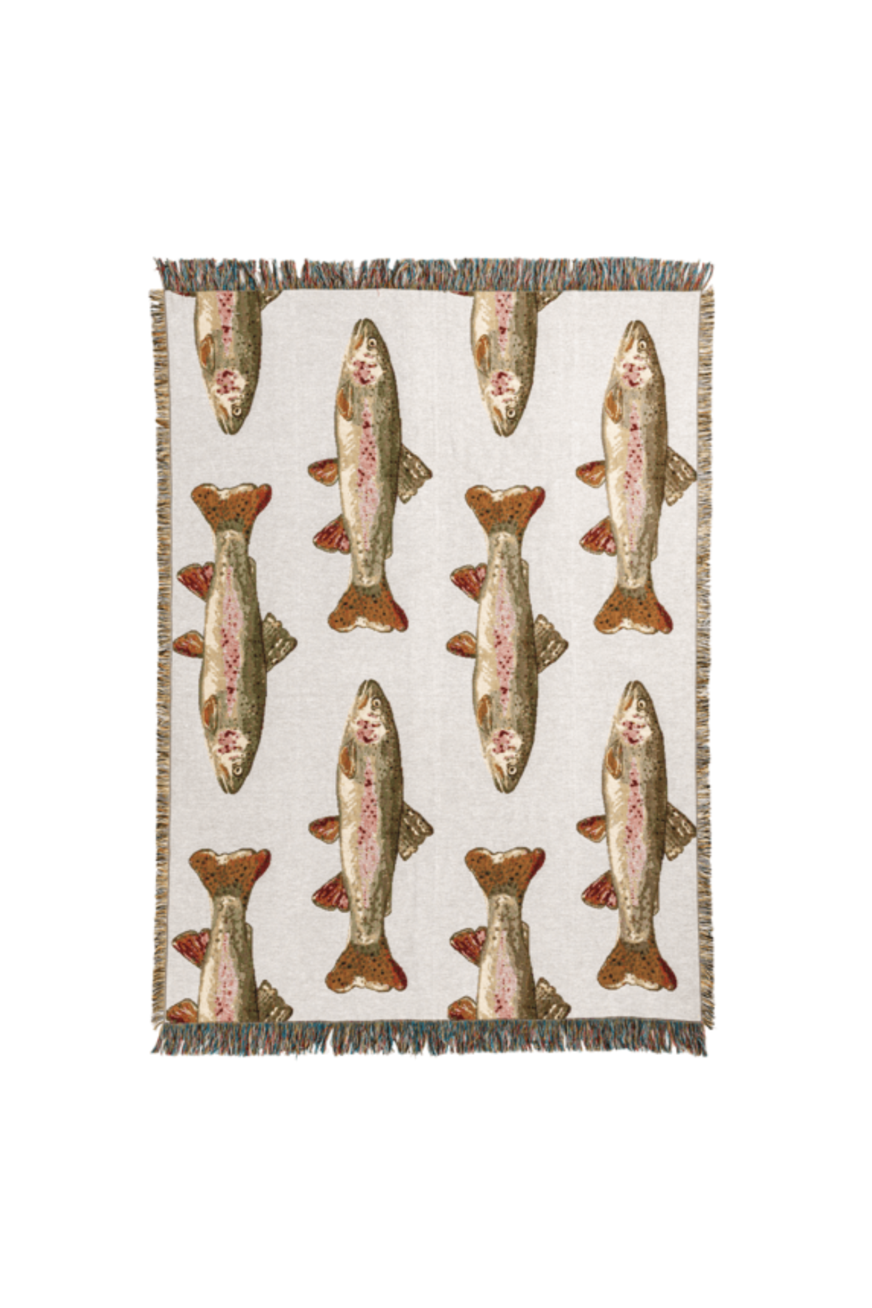 Trout Jacquard Blanket