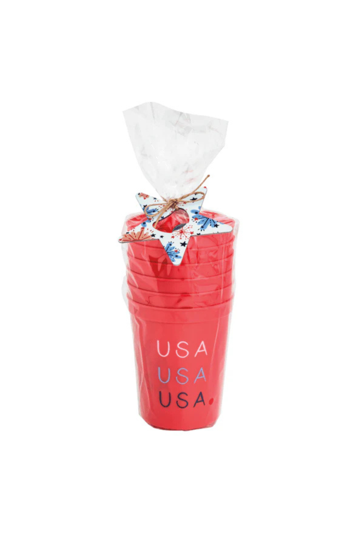 Red Americana Party Cup Set