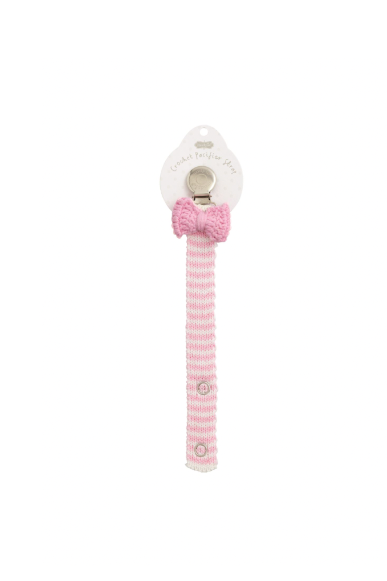Pink Bow Crochet Pacy Strap