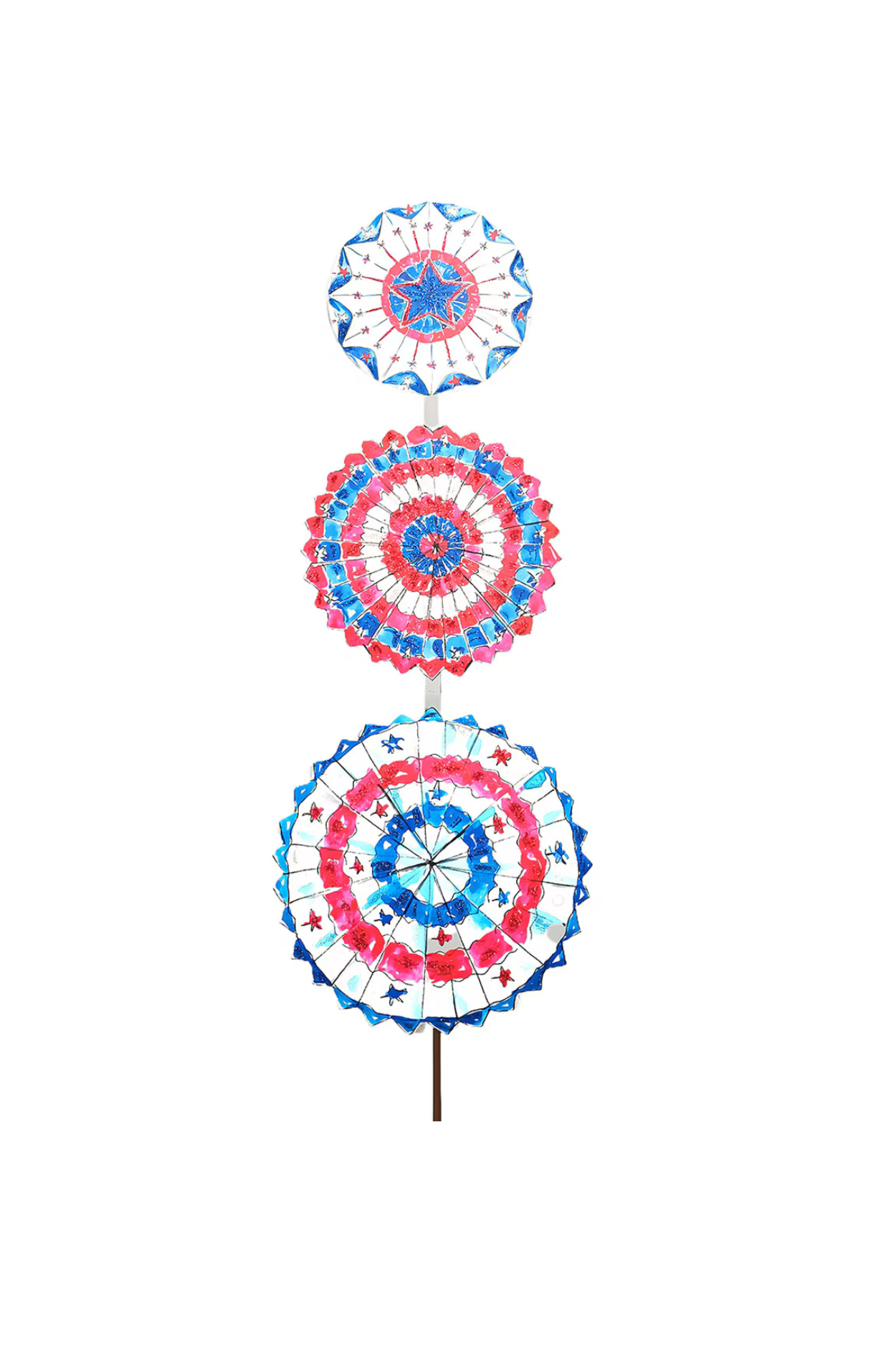 Beck's Patriotic Pinwheel Garden Stake