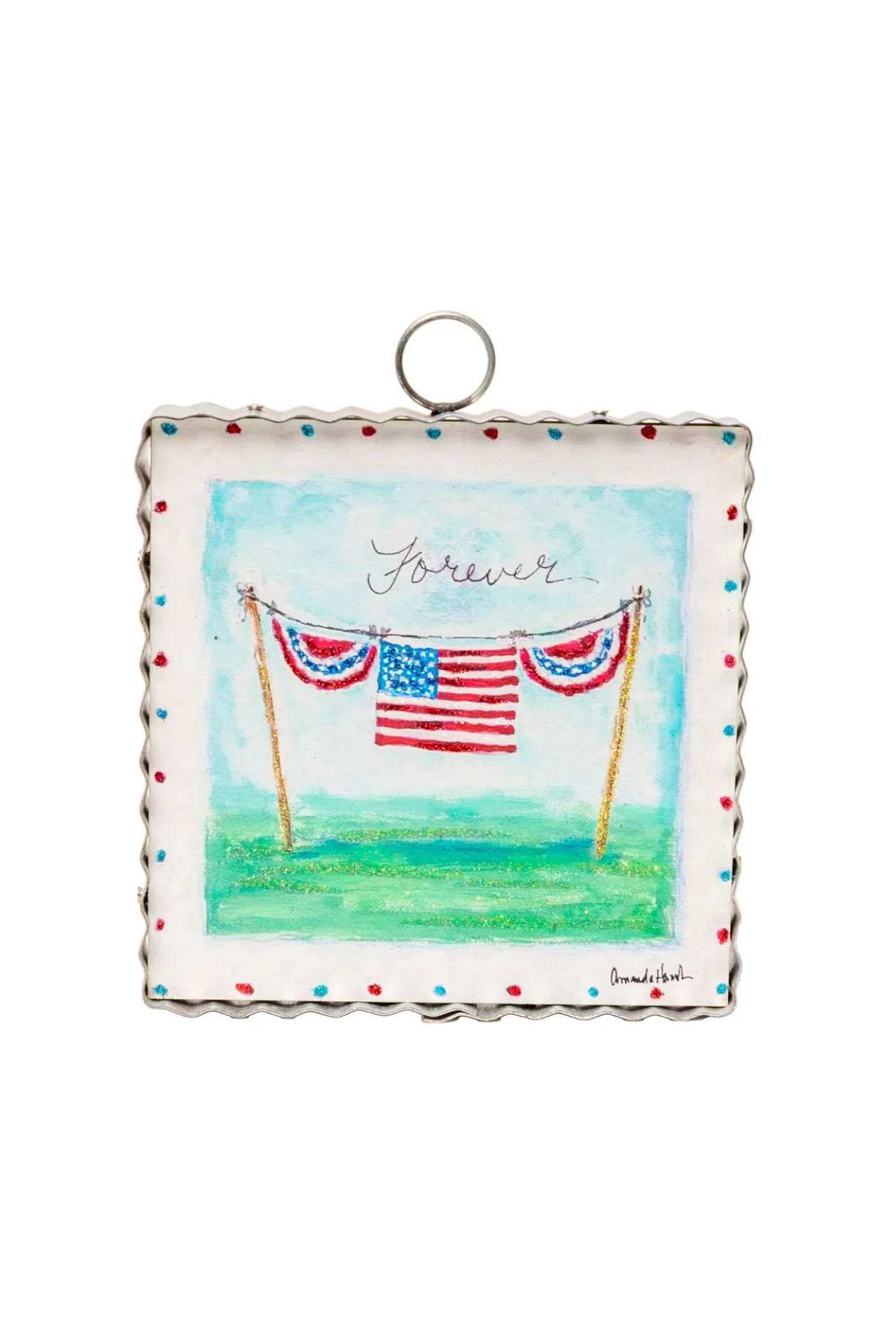 Mini Hamilton Forever Free Flag