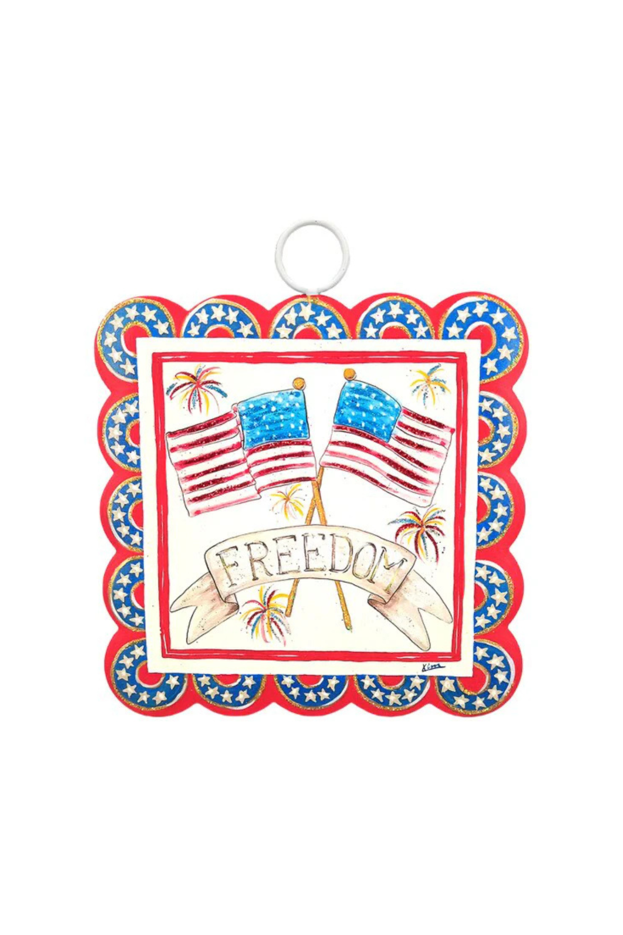 Kross Scallop Freedom Flag