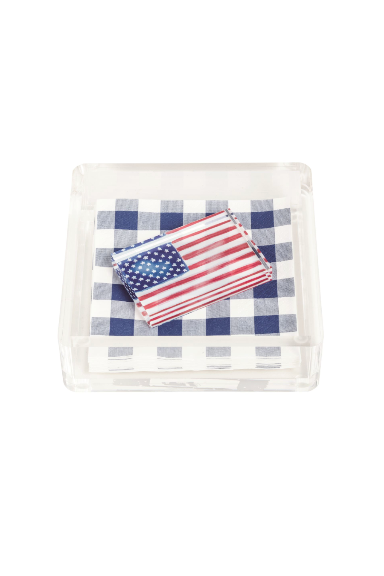 Flag Napkin Caddy Set