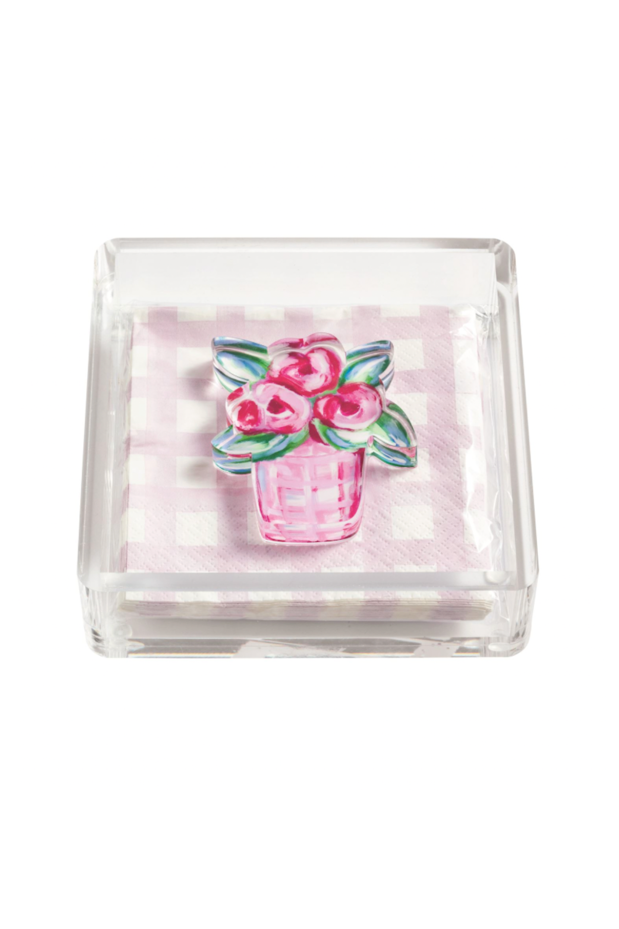 Flower Garden Napkin & Caddy Set
