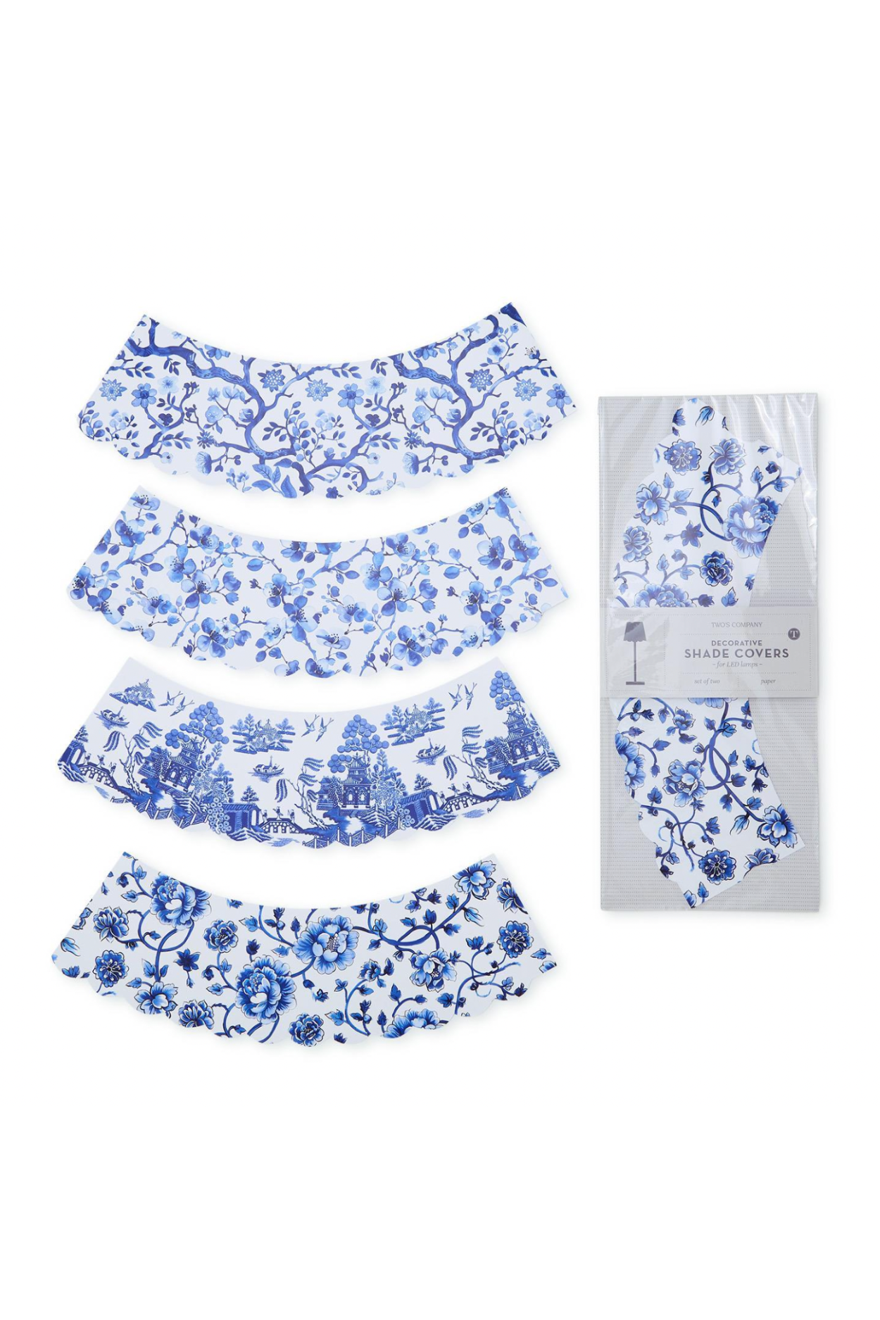Chinoiserie Paper Shade Cover