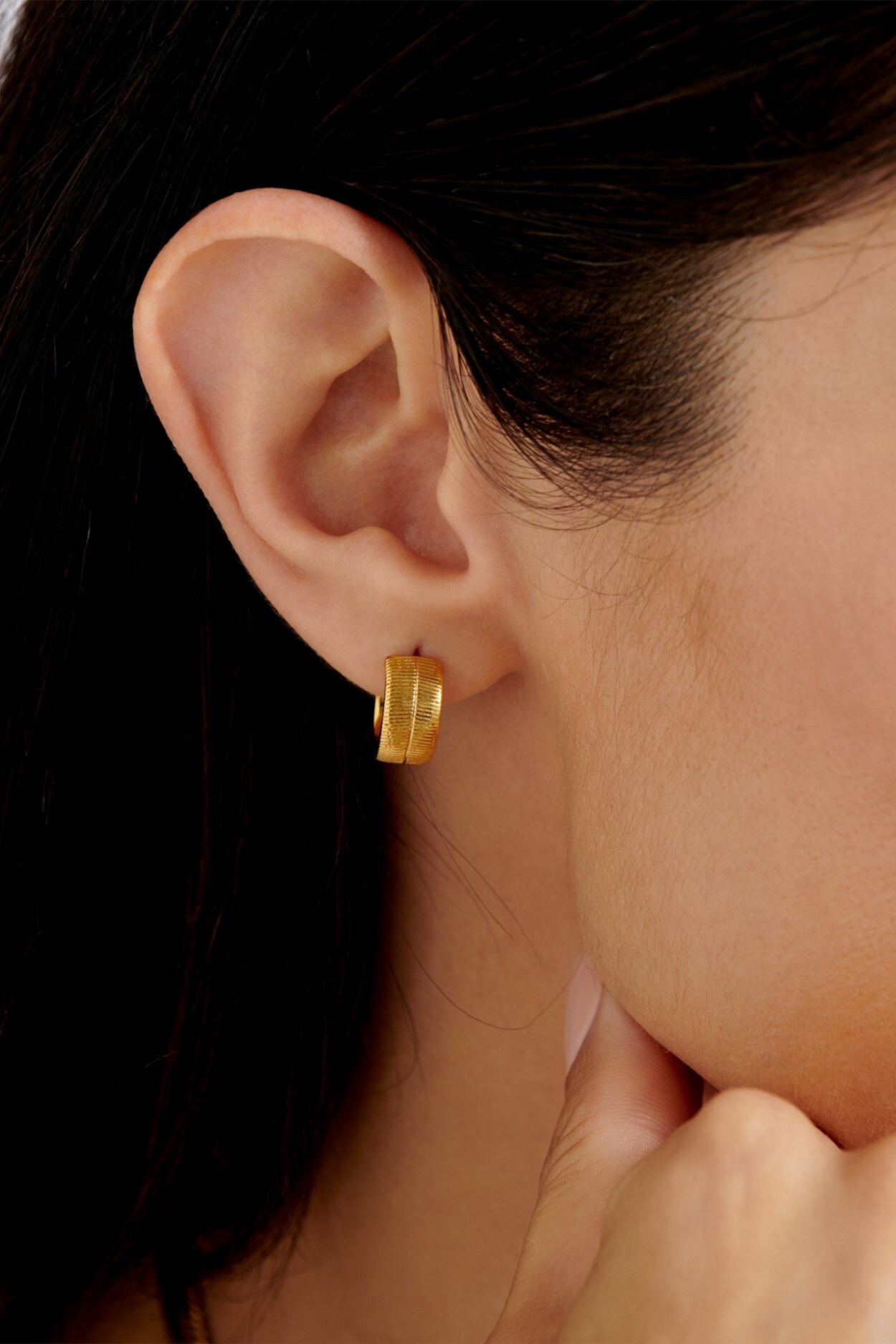 Ciana Snake Huggie Earrings