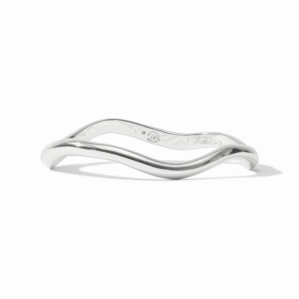 Wave Bangle - Silver – Vine on Main