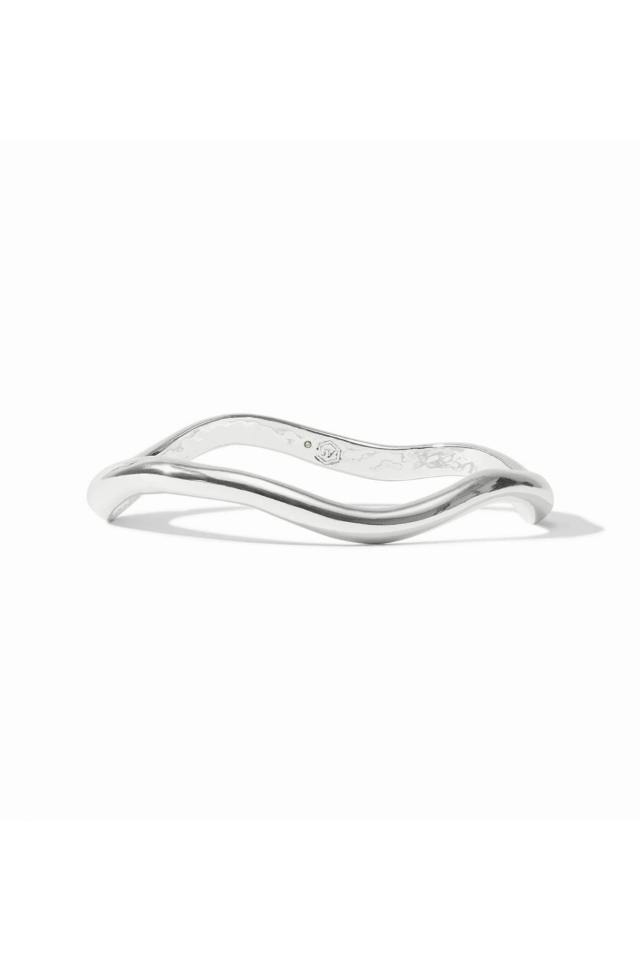 Wave Bangle - Silver