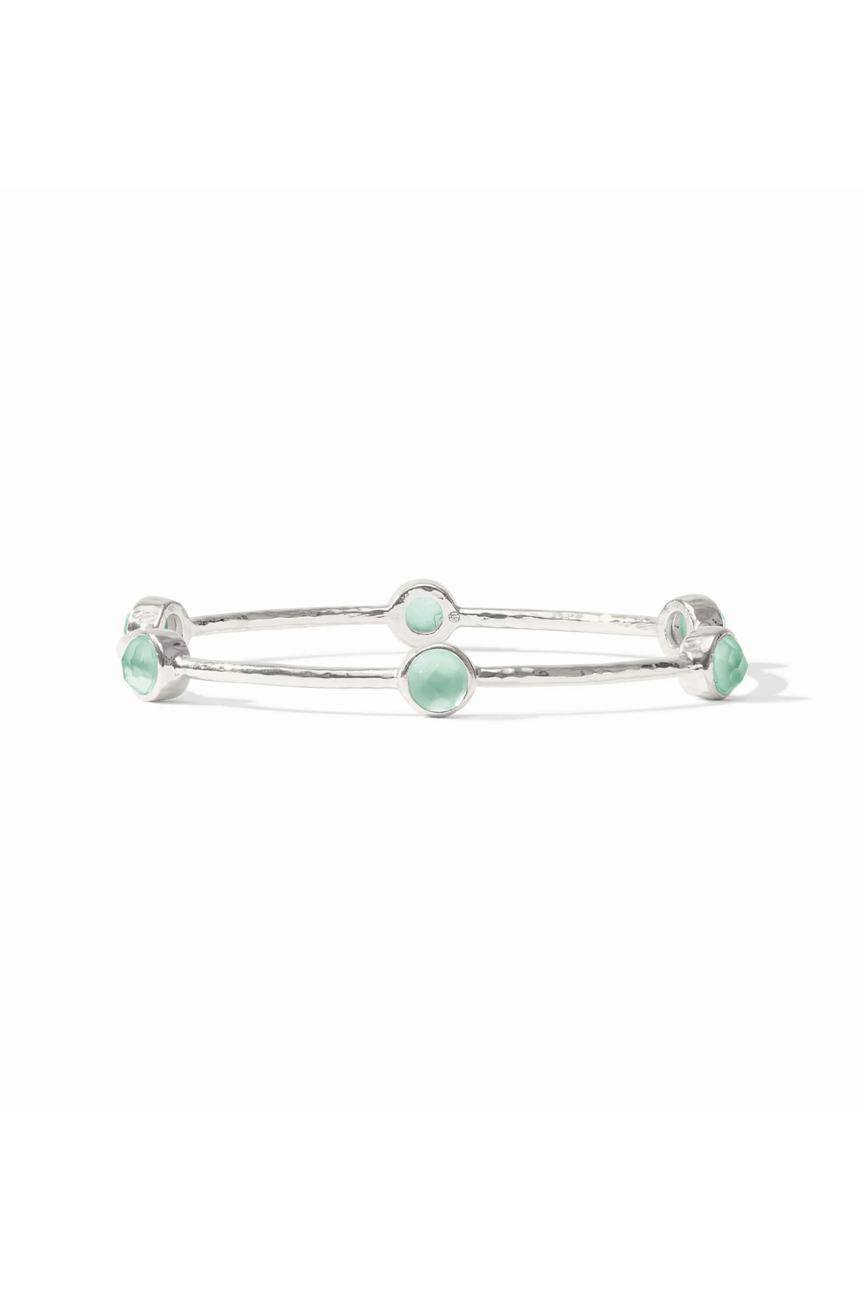 Milano Luxe Bangle - Iridecent Aquamarine Blue