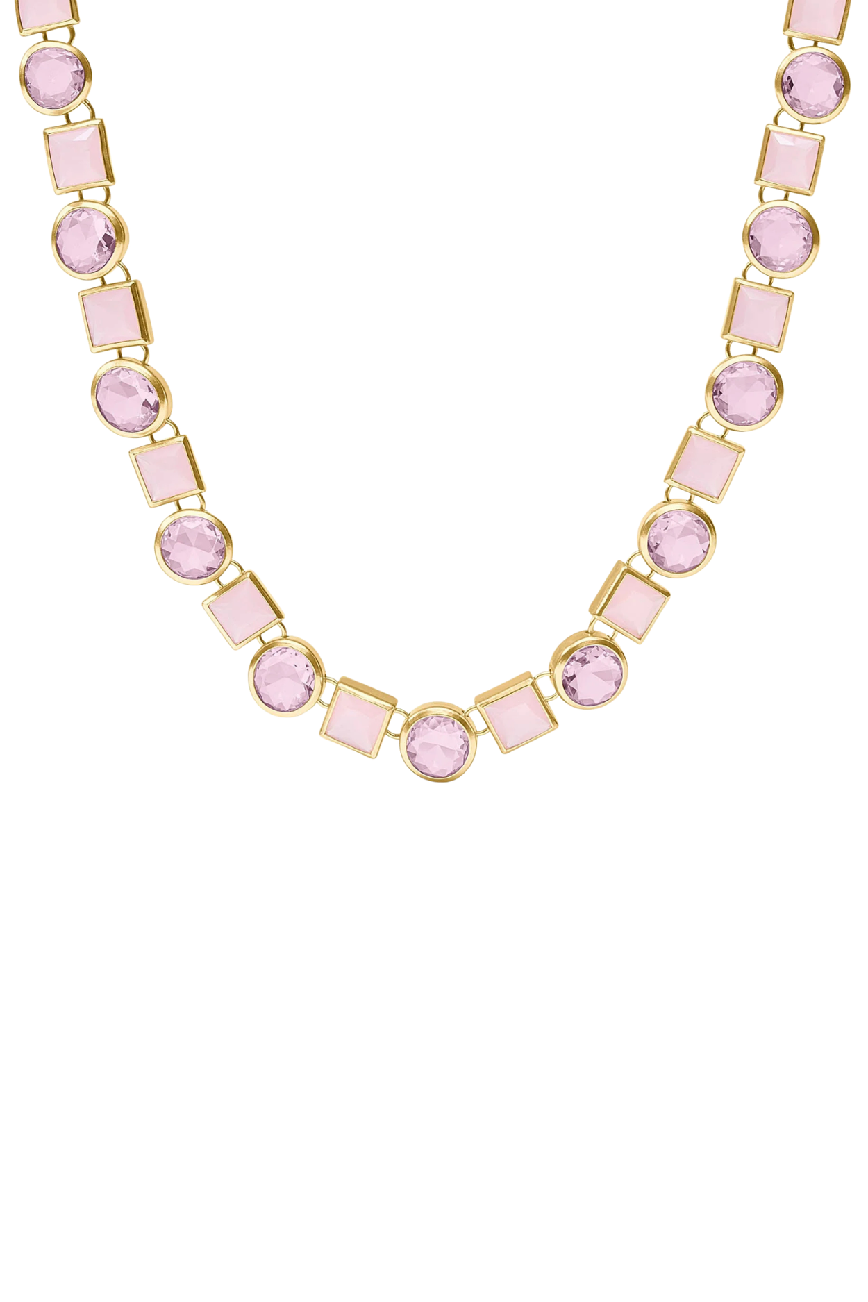 Jolie Tennis Necklace - Rose