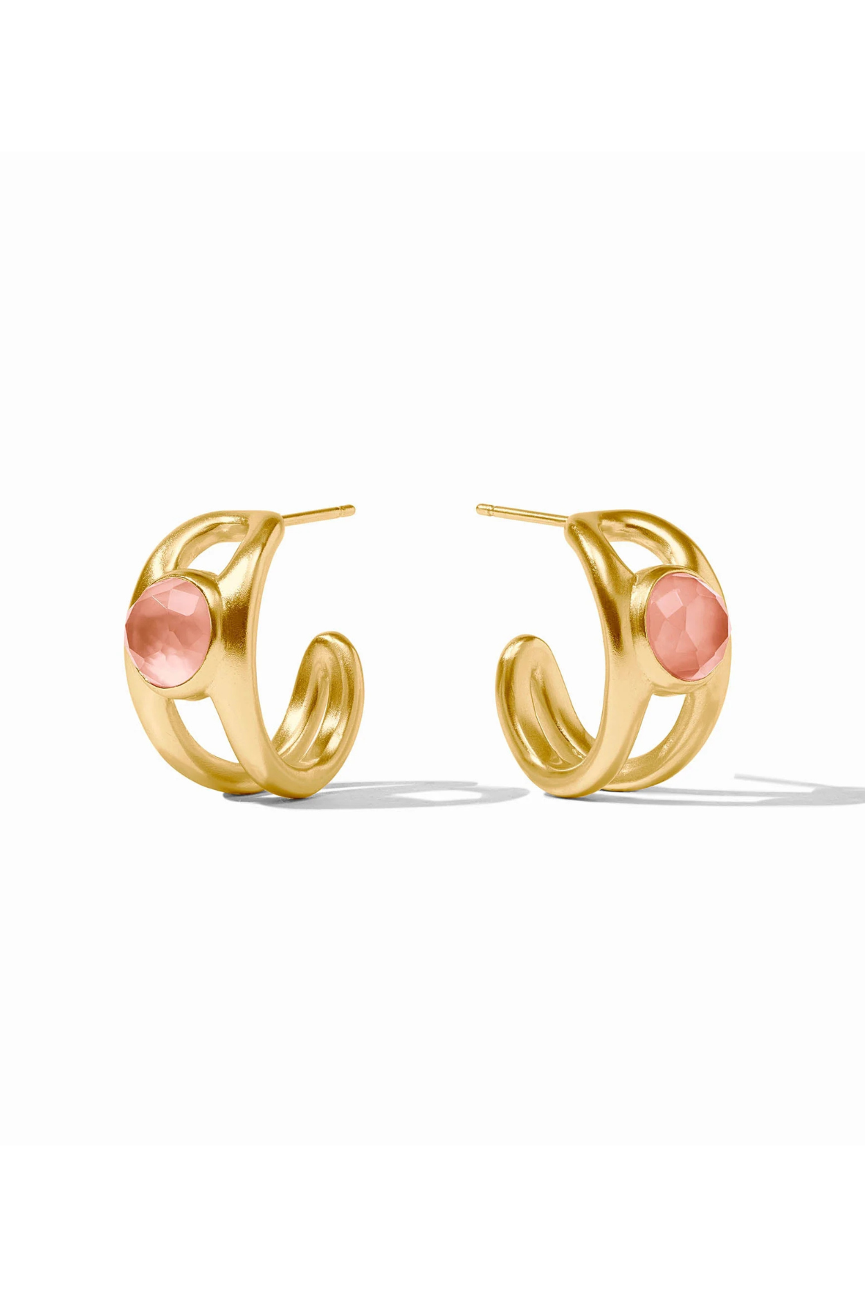 Laguna Stone Hoop - Iridescent Melon