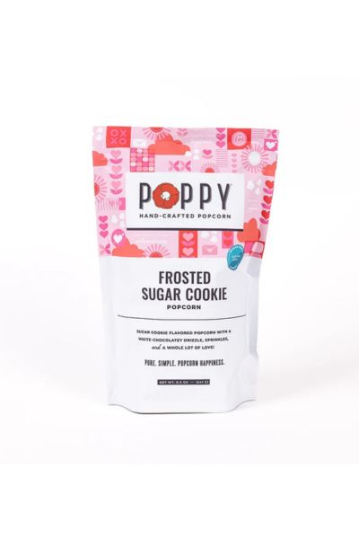 Poppy Frosted Sugar Cookie Popcorn