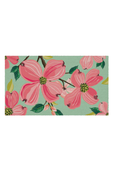Dogwood Blossoms Coir Mat