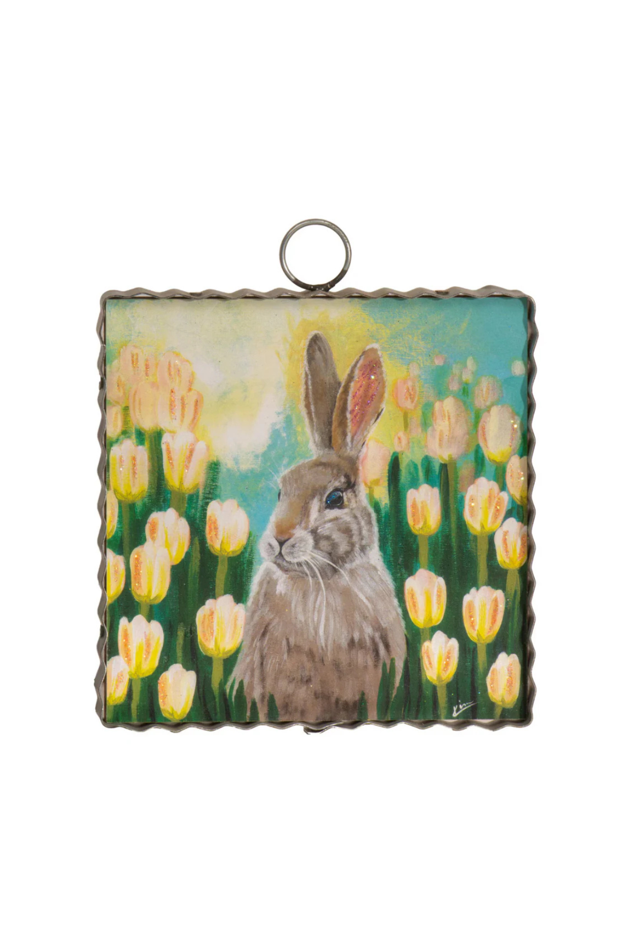 Kross Bunny in Tulips
