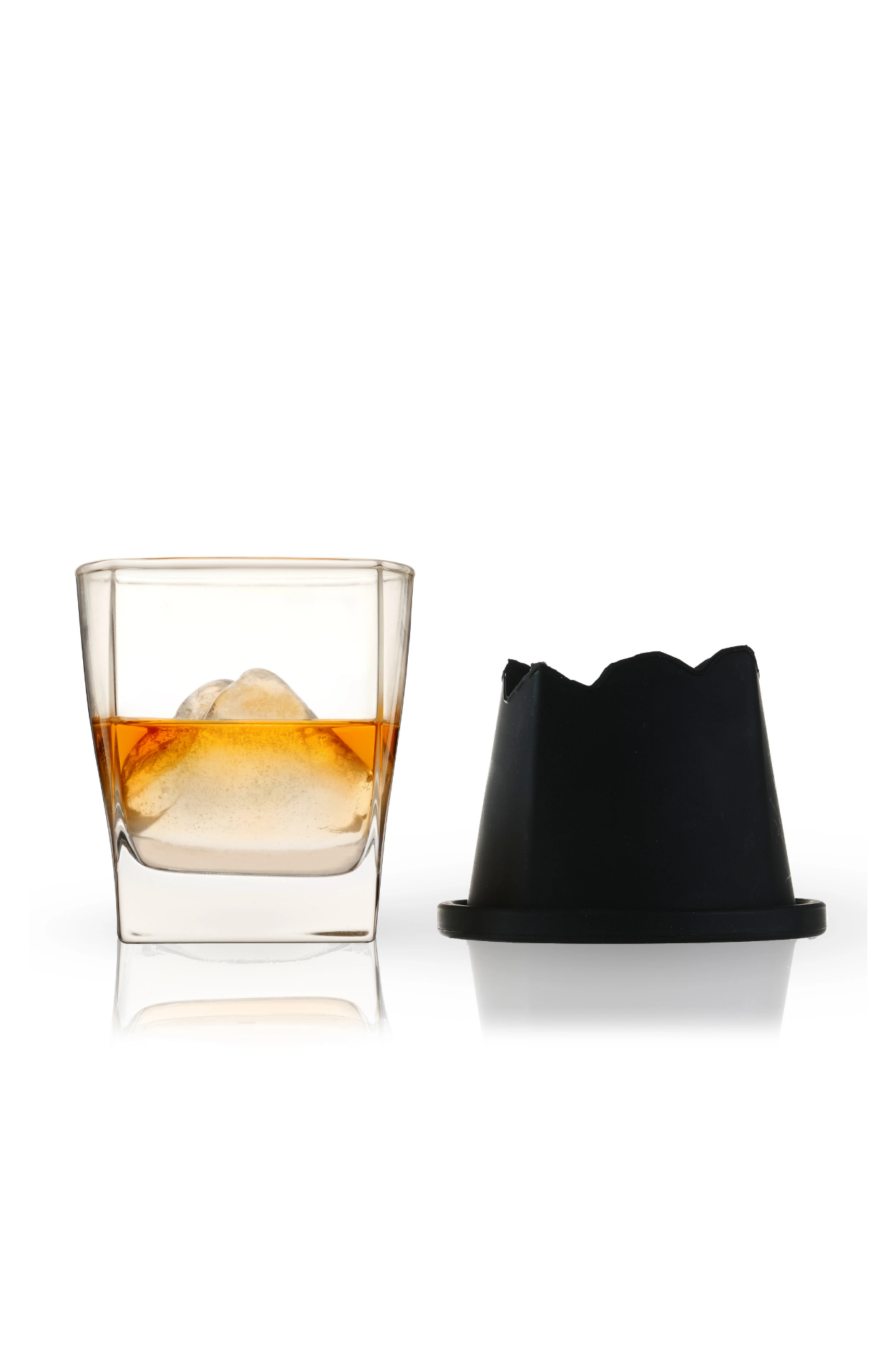 Mountain Ice Mould with Glass Set