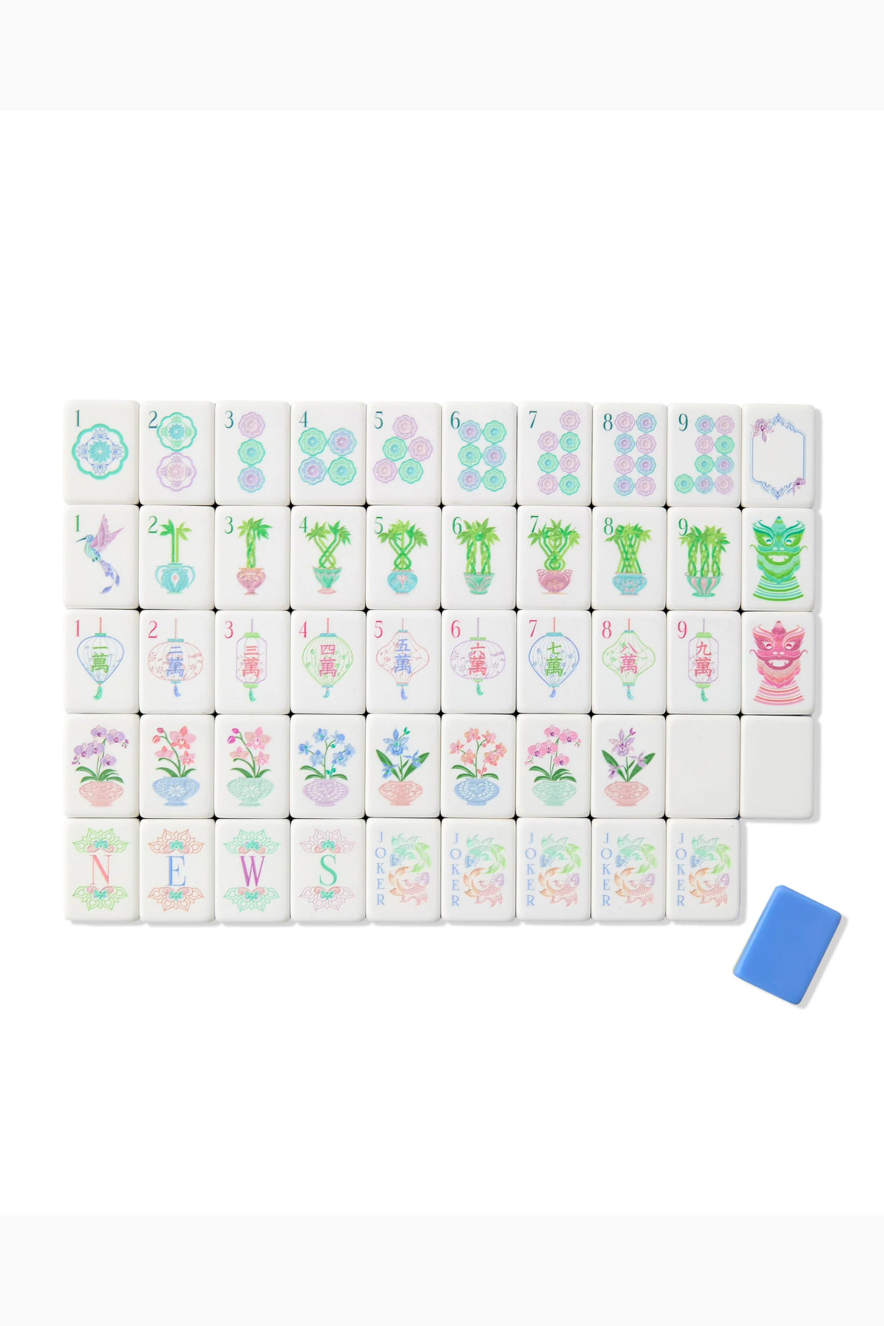 Moonlight Mahjong Tiles