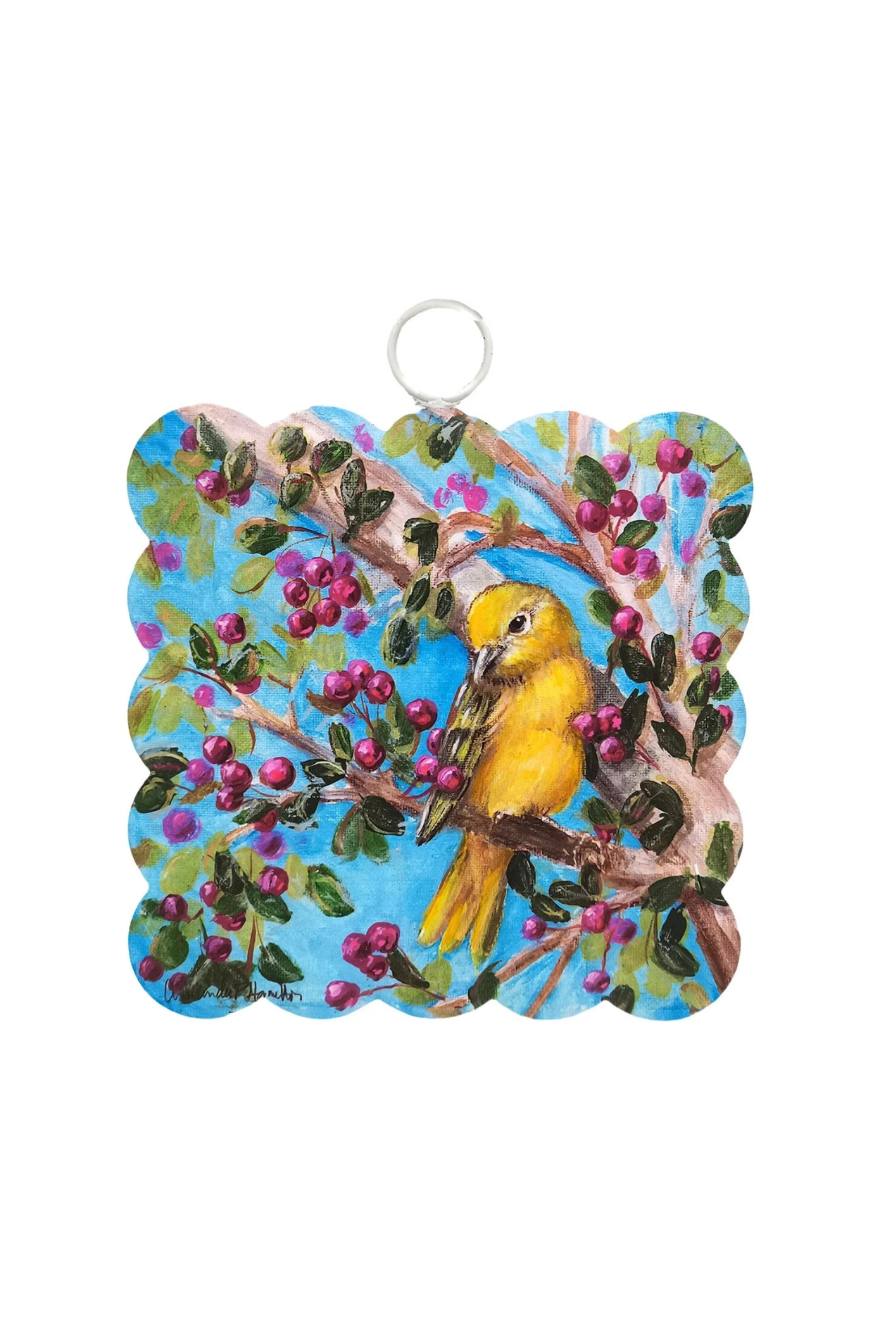 Mini Hamilton Scallop Yellow Bird