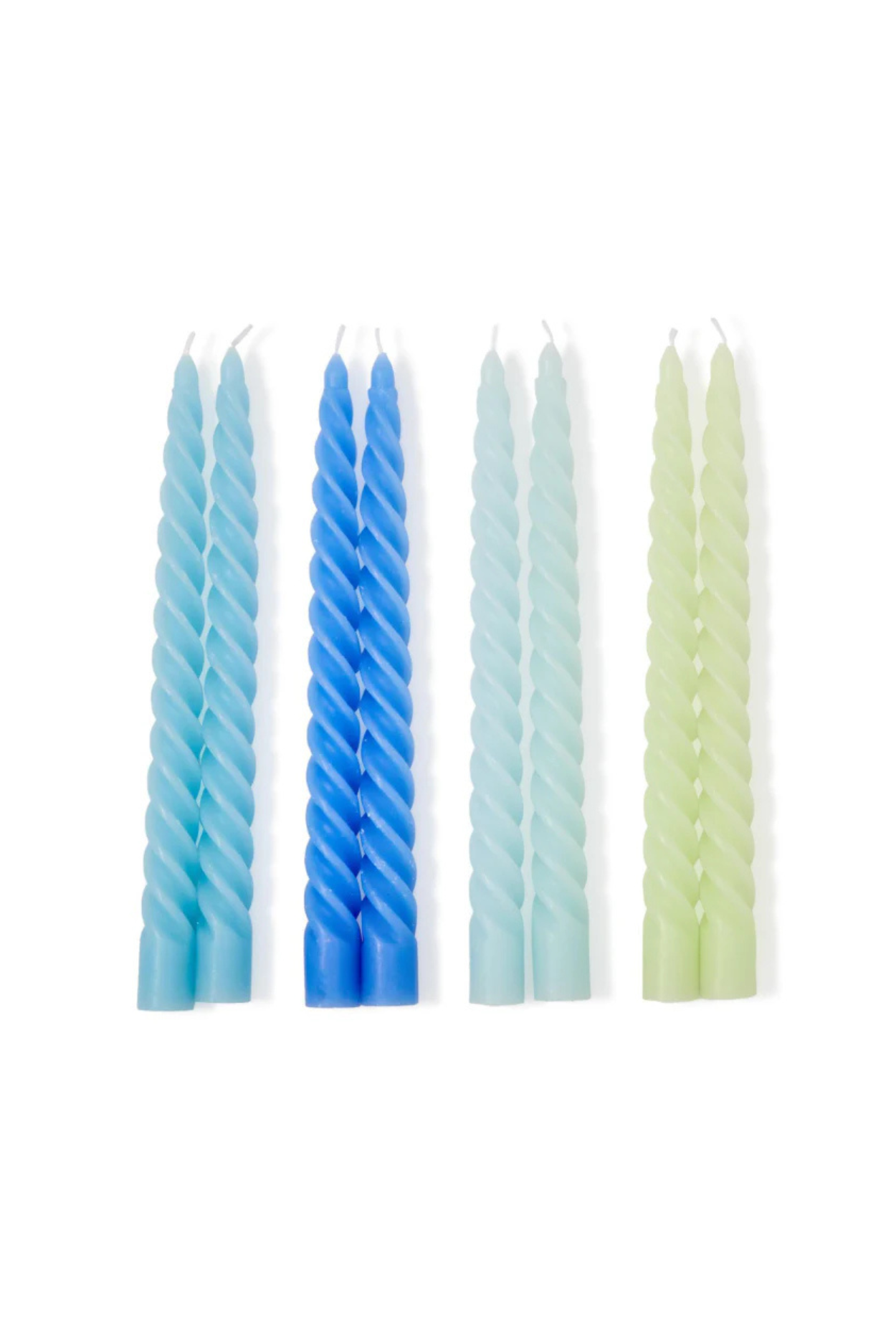 Set of 2 Twist Taper Candle