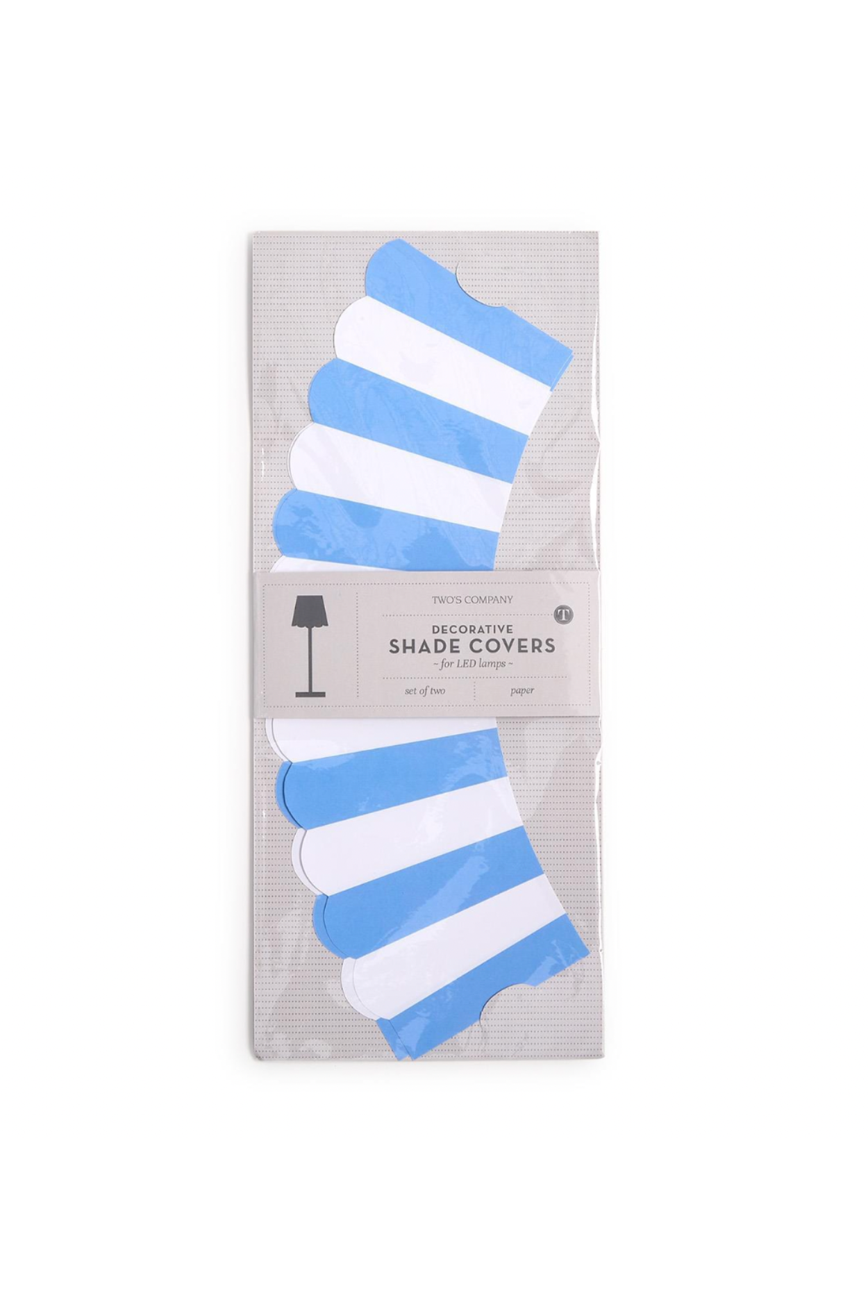 Stripe Paper Shade Cover