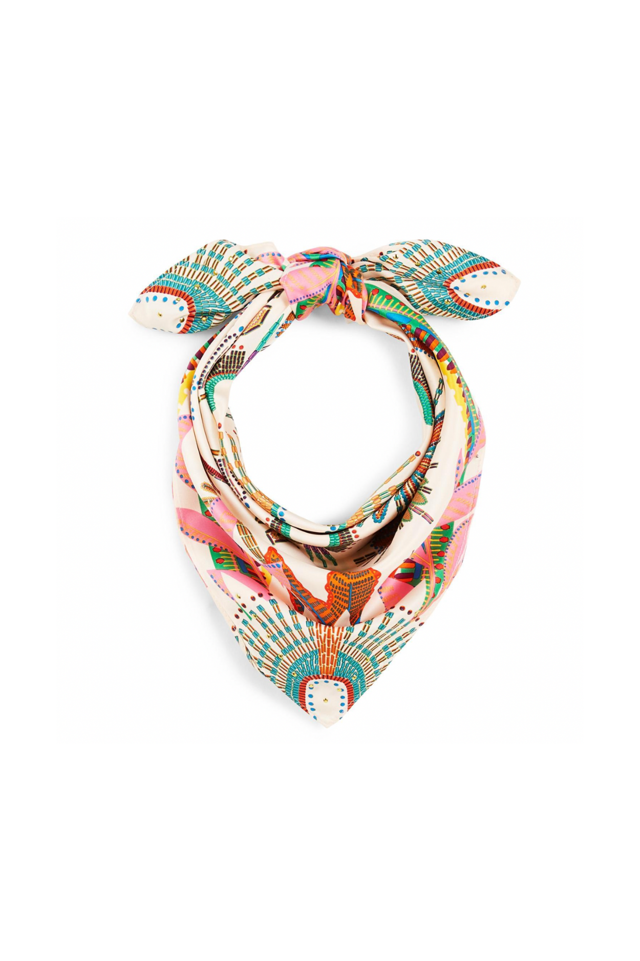 Wakiza Beige Mini Scarf