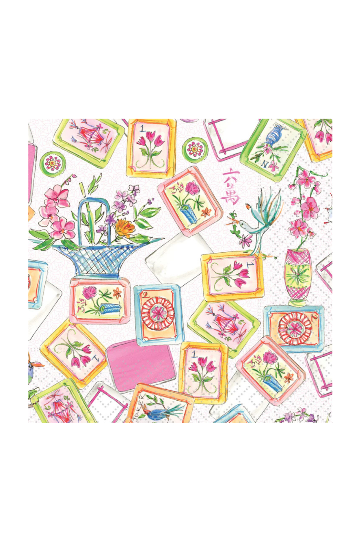 Mahjong Cocktail Napkins