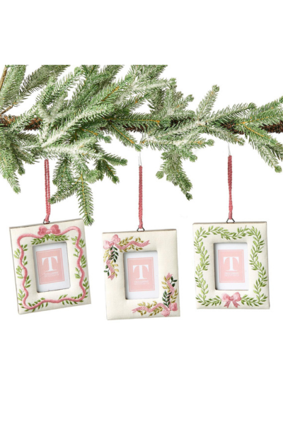 Holiday Memories 2 1/4" x 3" Embroidered Photo Frame