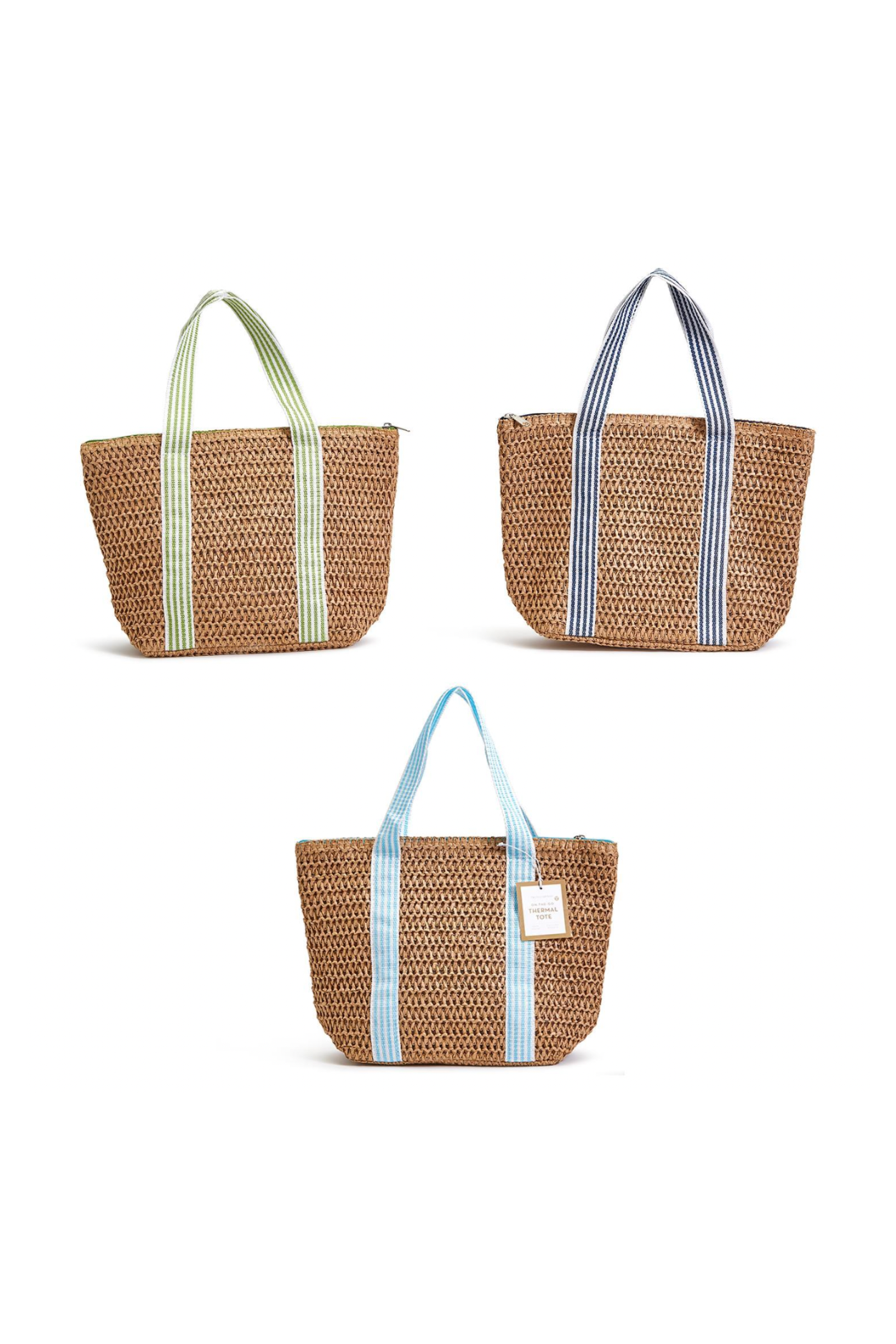 Woven Thermal Lunch Tote