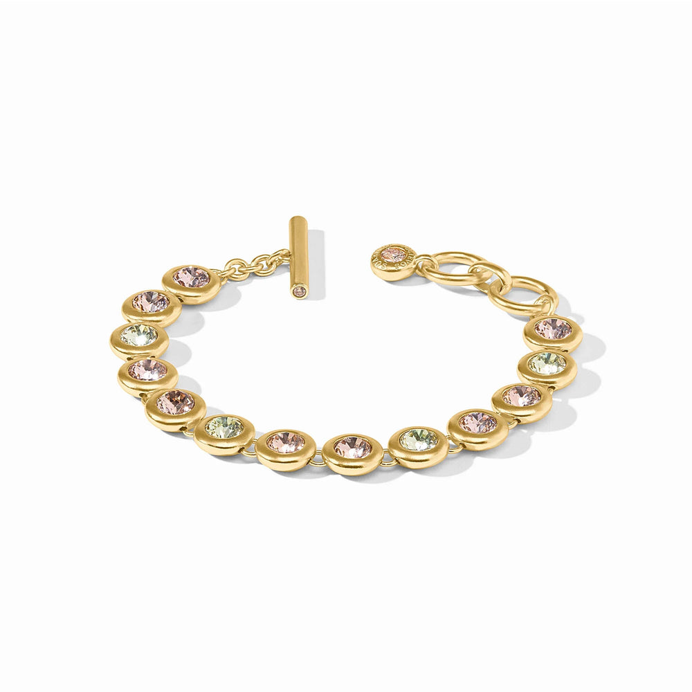 Rainbow Tennis Bracelet - Champagne Radiance - OS