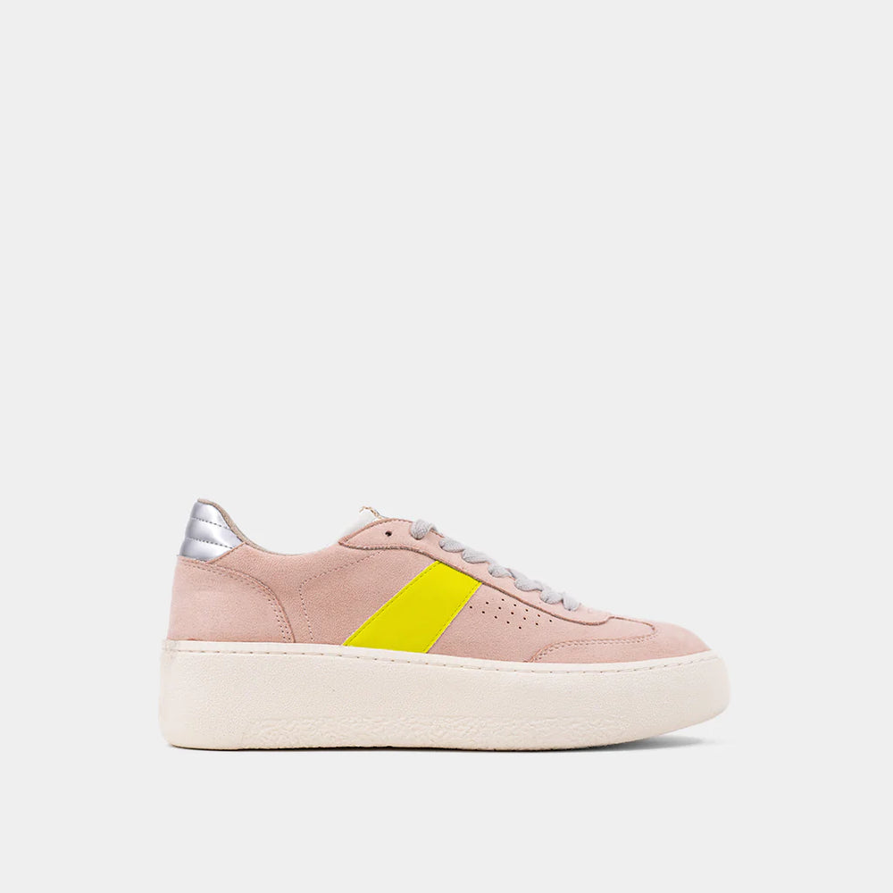 Stacey Sneaker-Blush Suede